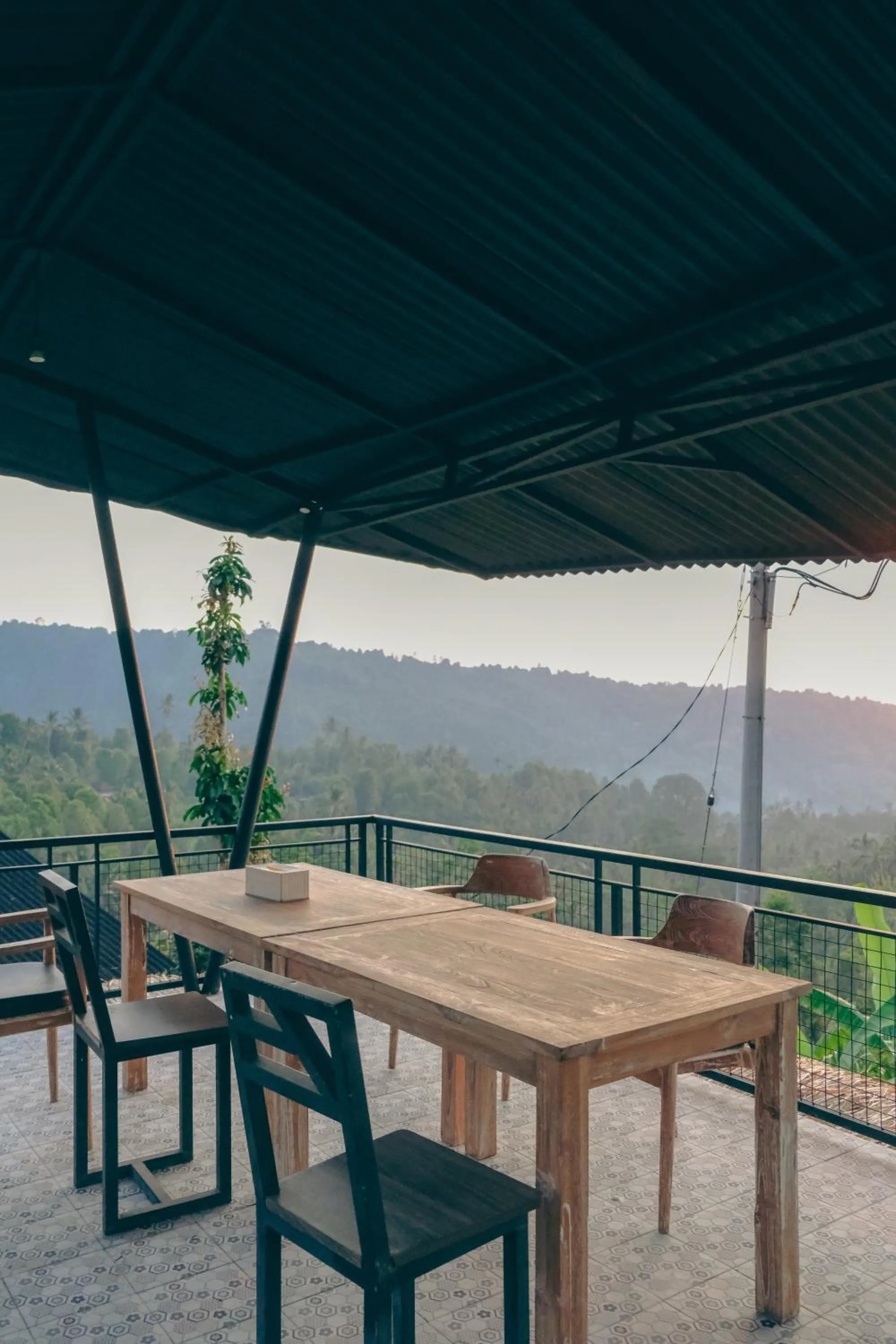 Patio in Moondock Luxury Camp