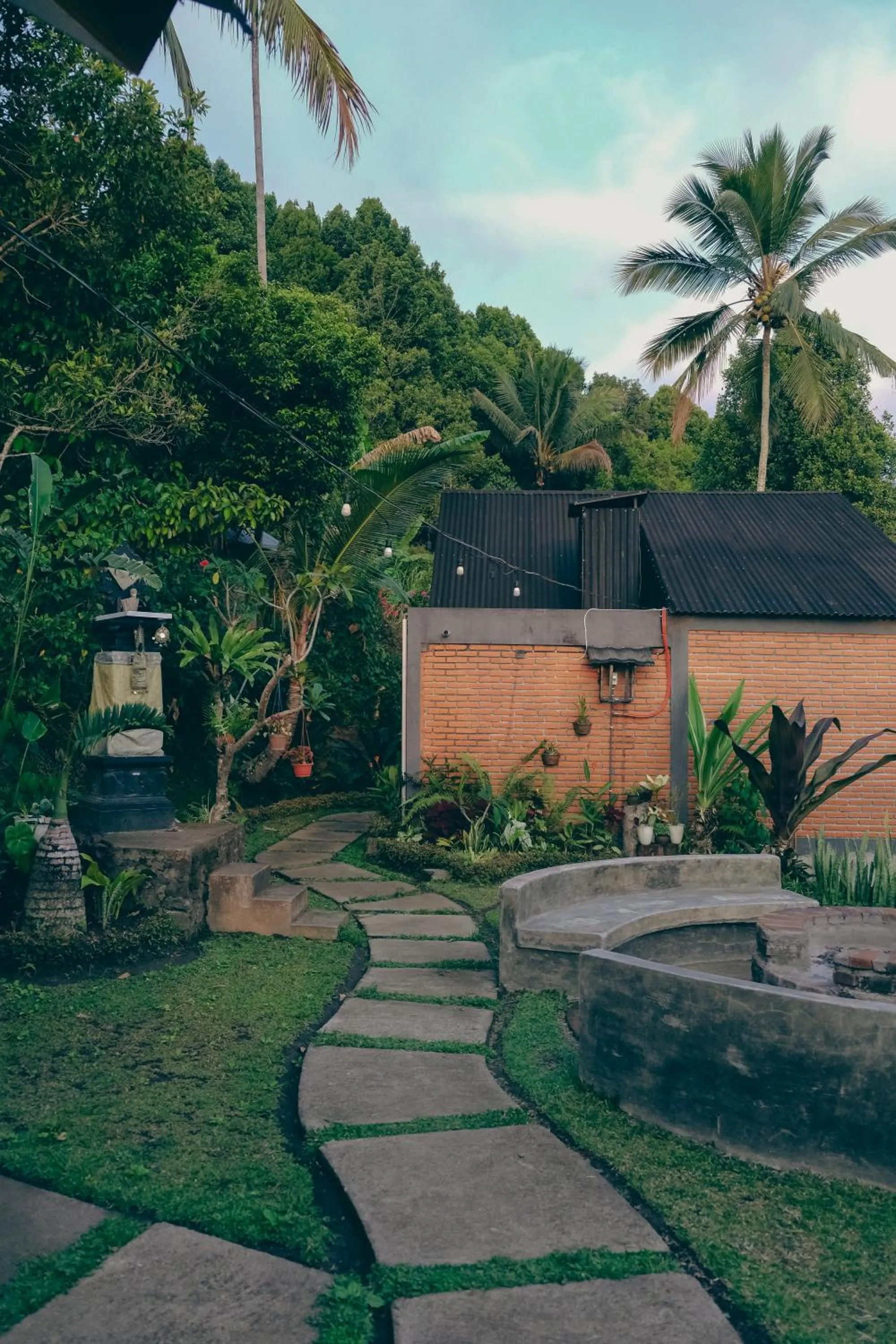 Garden view in Moondock Luxury Camp