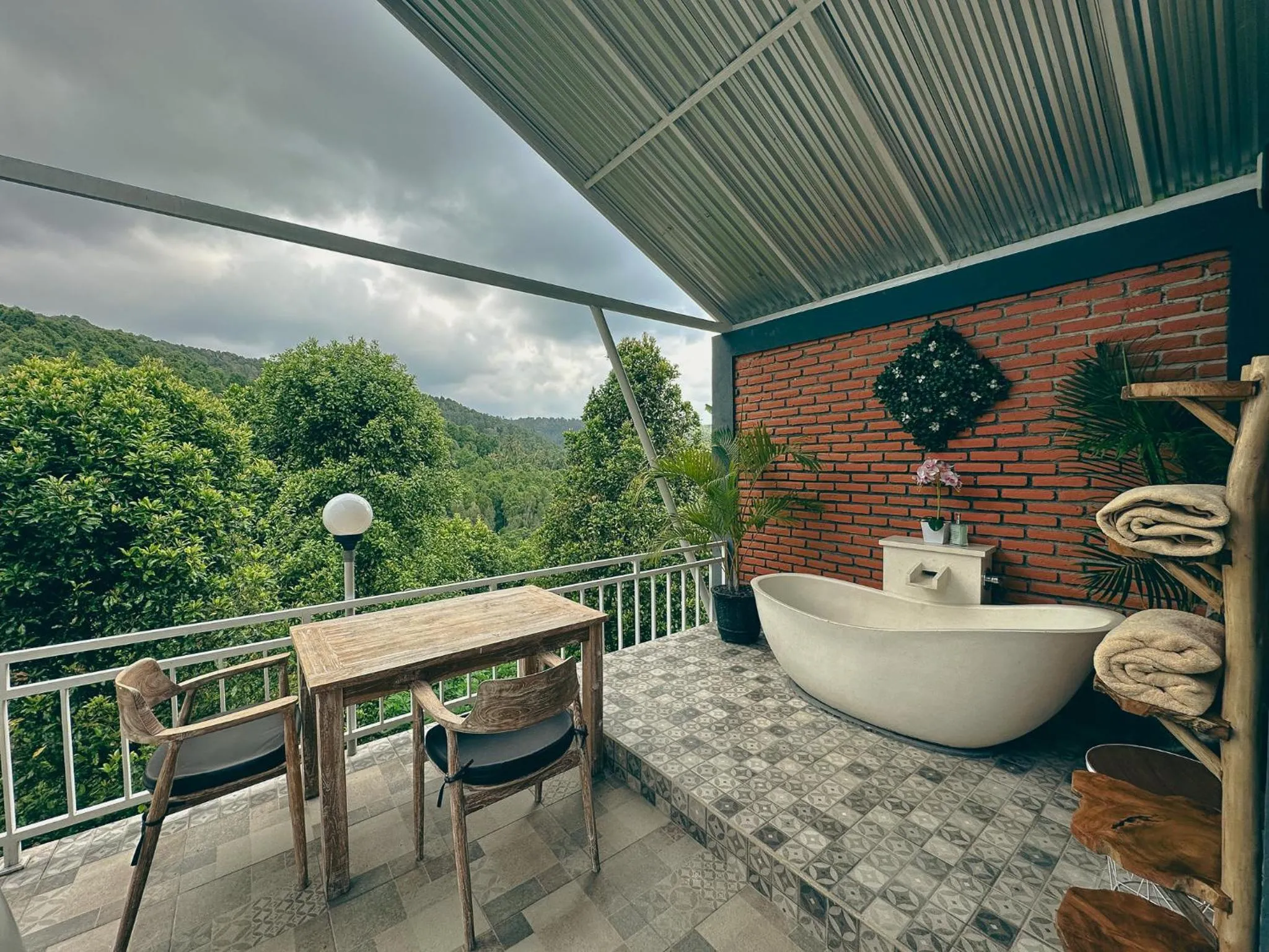 Balcony/Terrace in Moondock Luxury Camp
