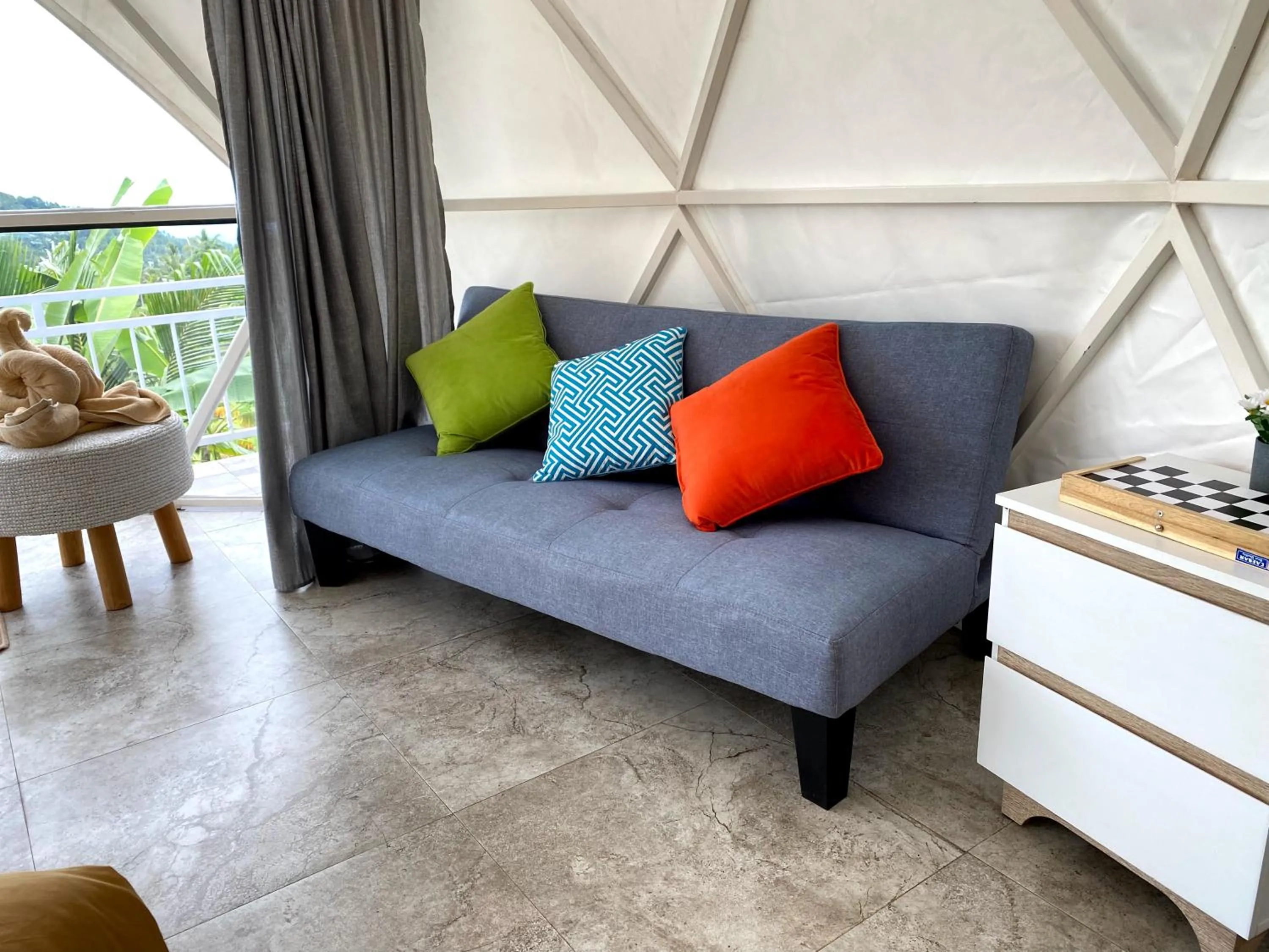 Bed in Moondock Luxury Camp
