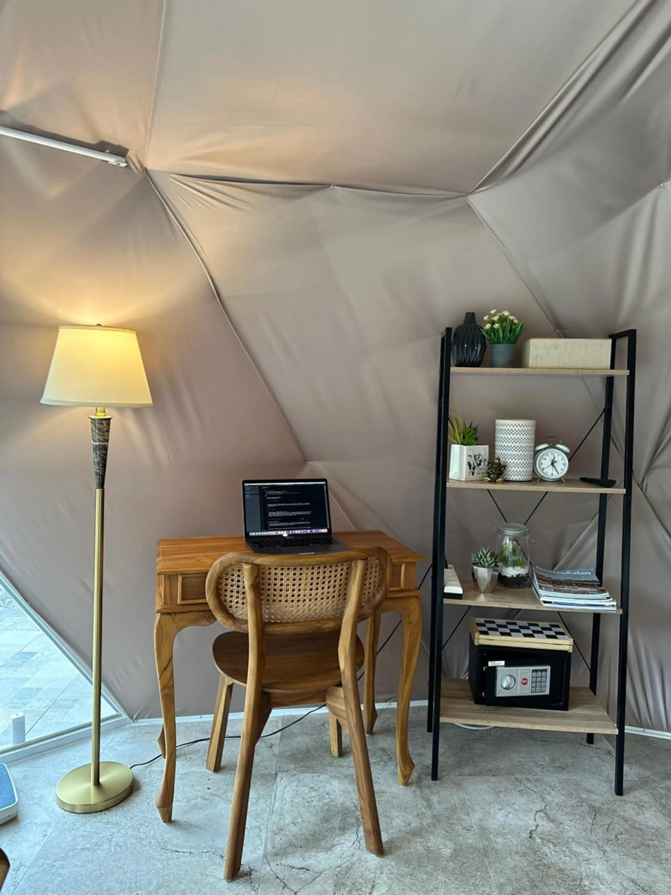 hair dresser in Moondock Luxury Camp