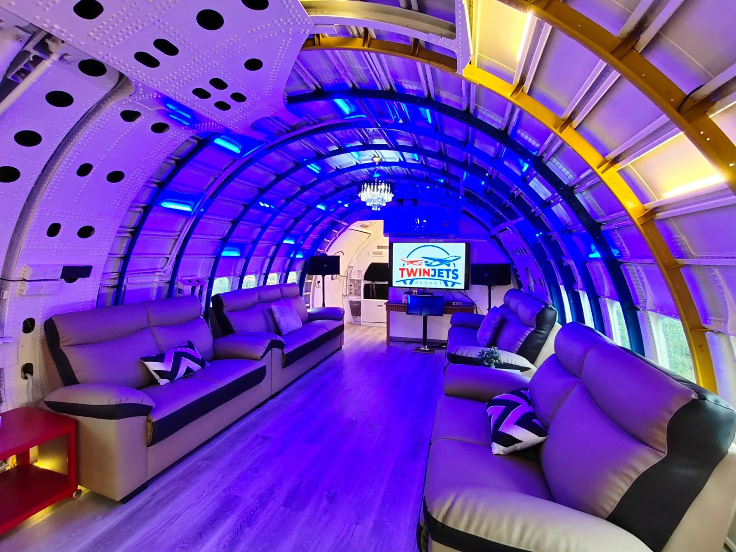 Seating area in Twin Jets Resort