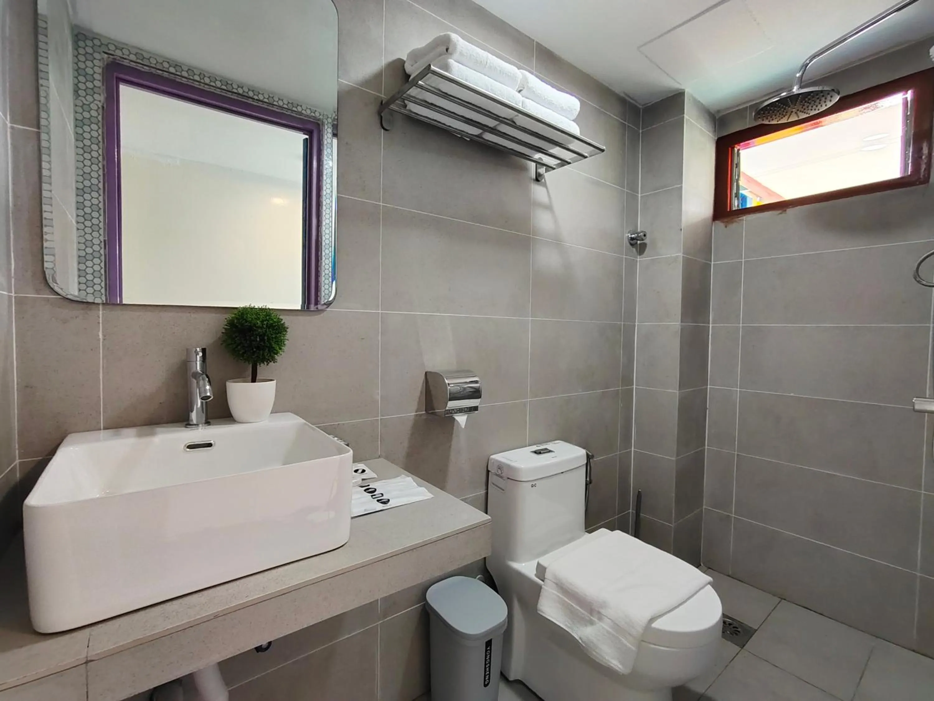 Toilet in Twin Jets Resort