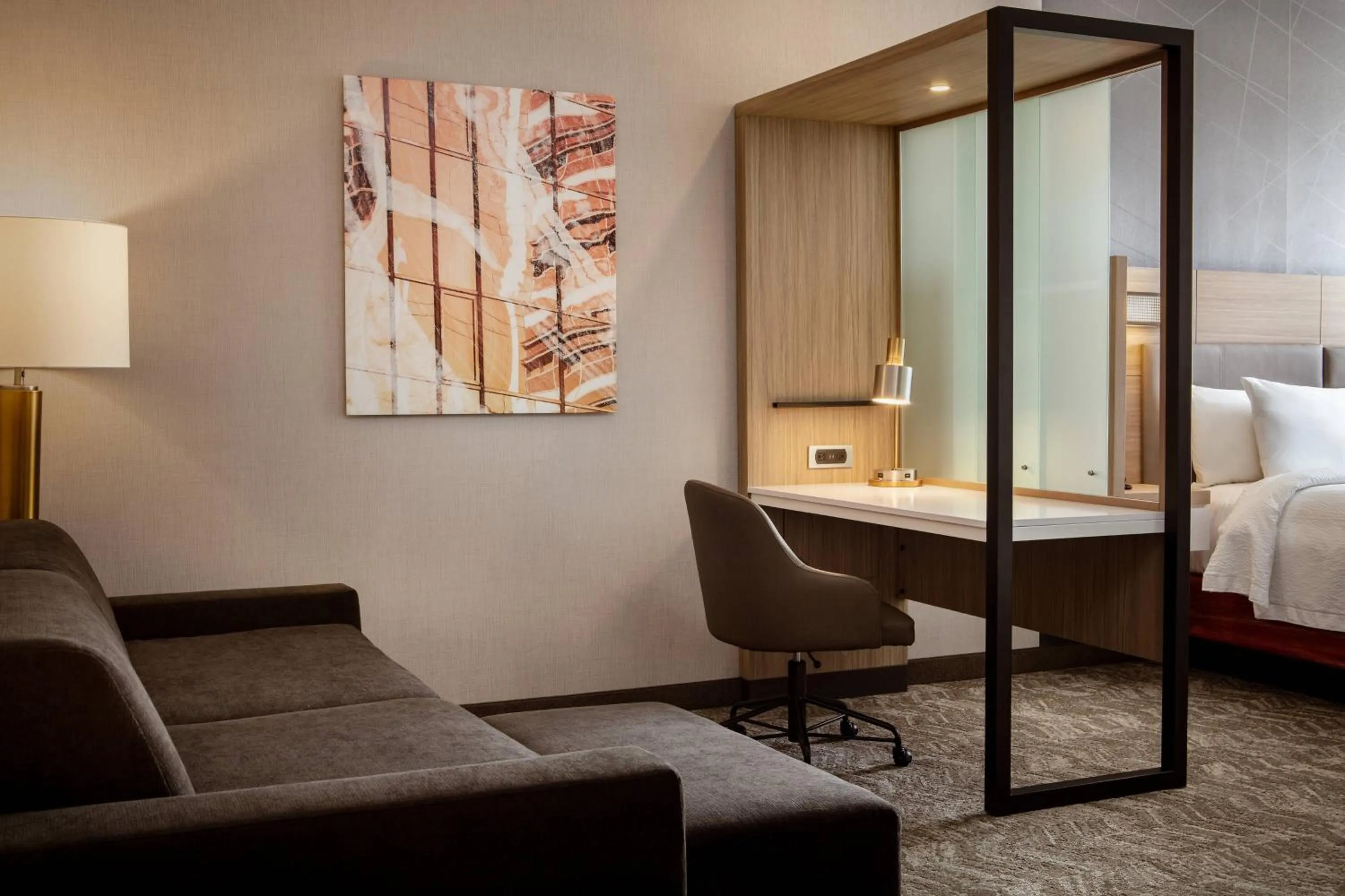 Photo of the whole room, Bed in SpringHill Suites by Marriott Ames