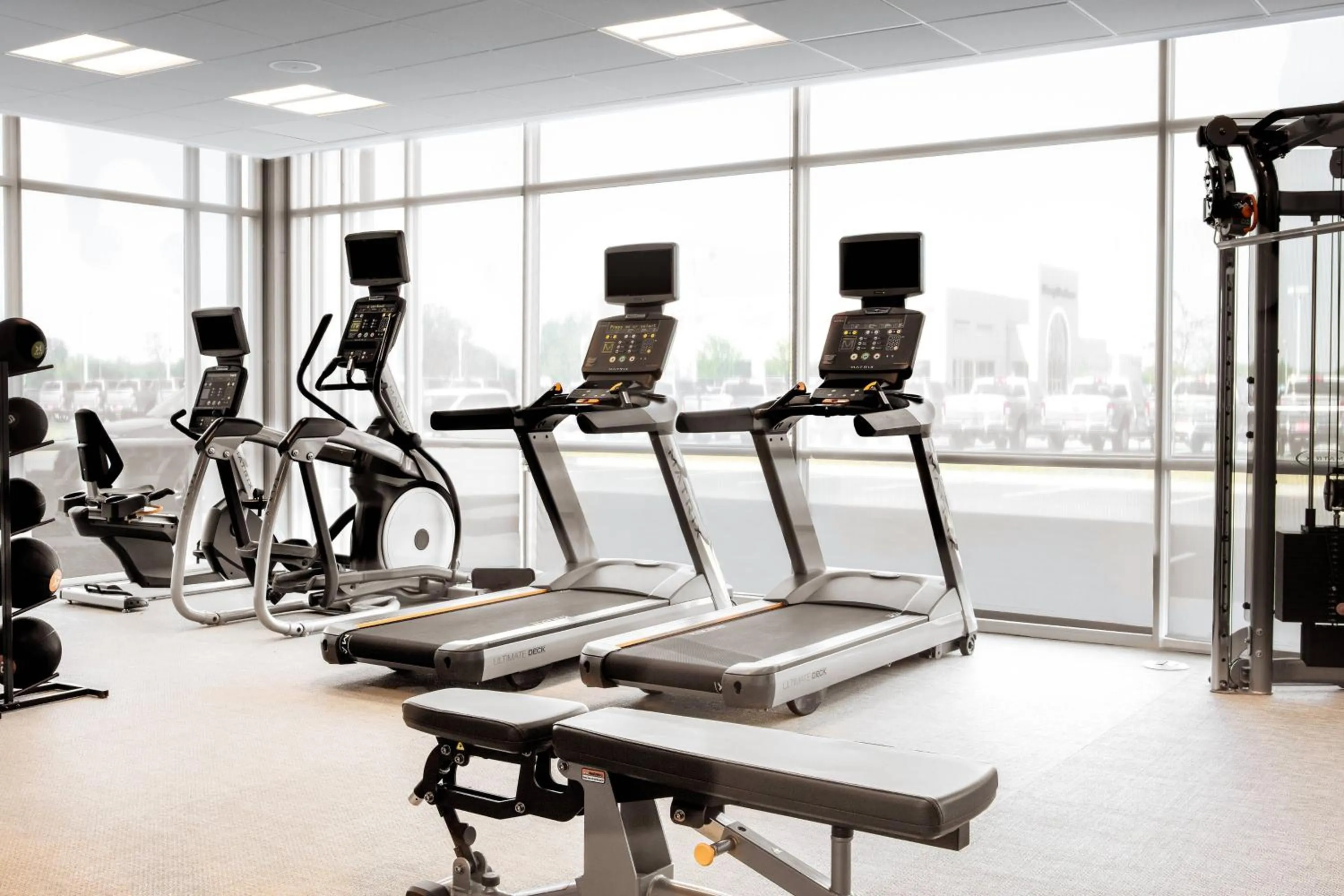 Fitness centre/facilities in SpringHill Suites by Marriott Ames