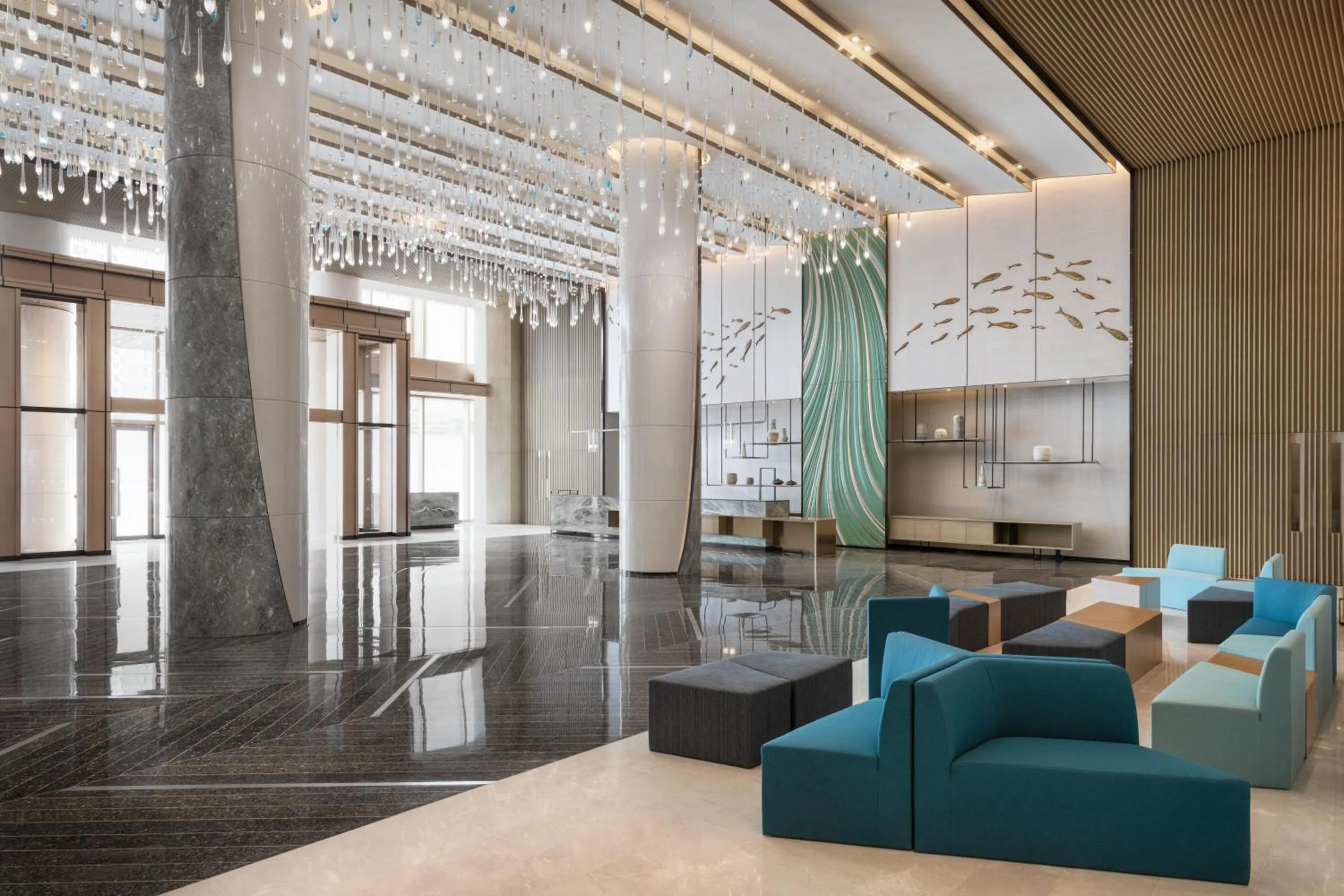 Lobby or reception in Four Points by Sheraton Hong Kong, Tung Chung