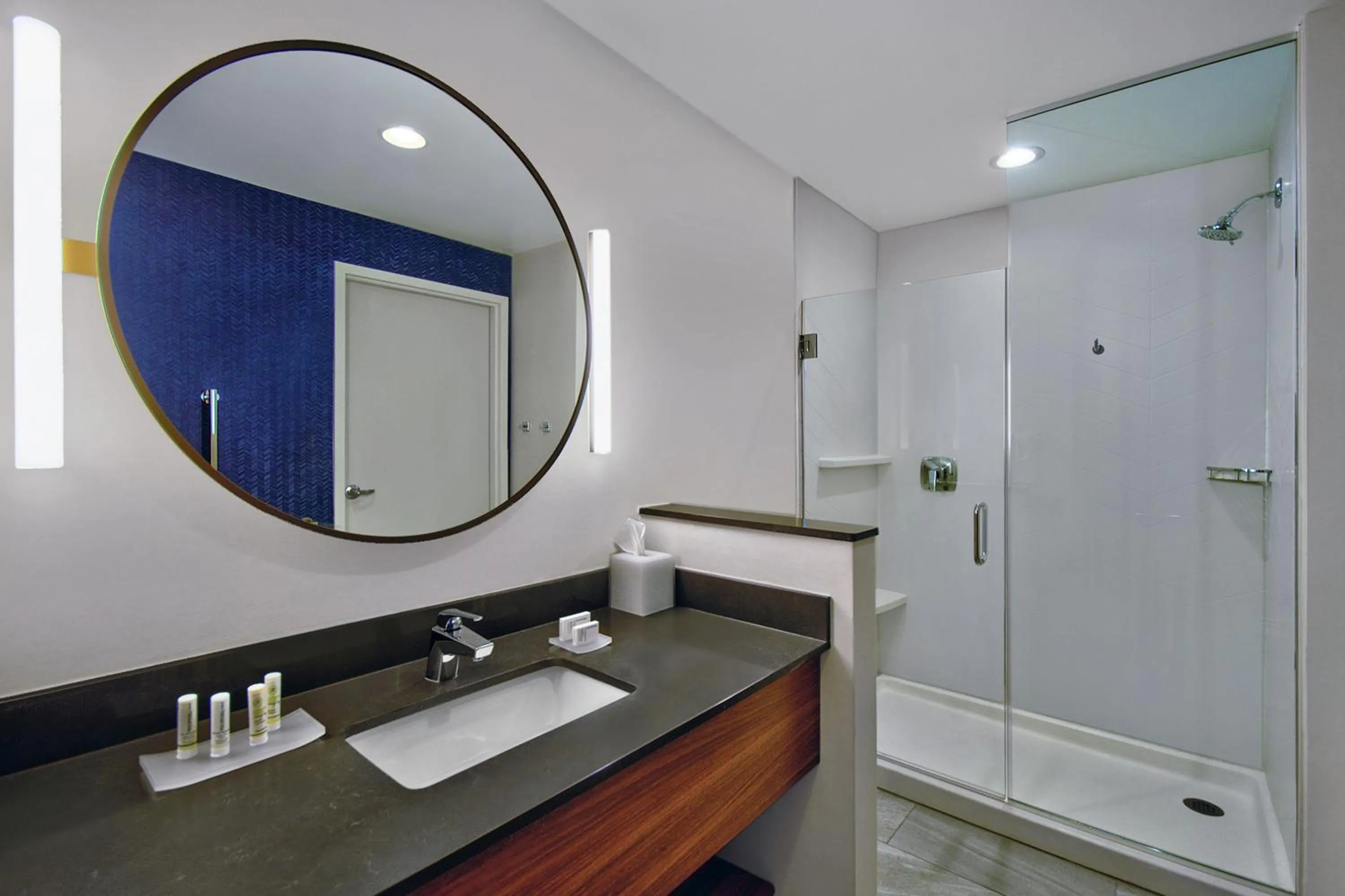 Bathroom in Fairfield by Marriott Inn & Suites Orlando at FLAMINGO CROSSINGS® Town Center