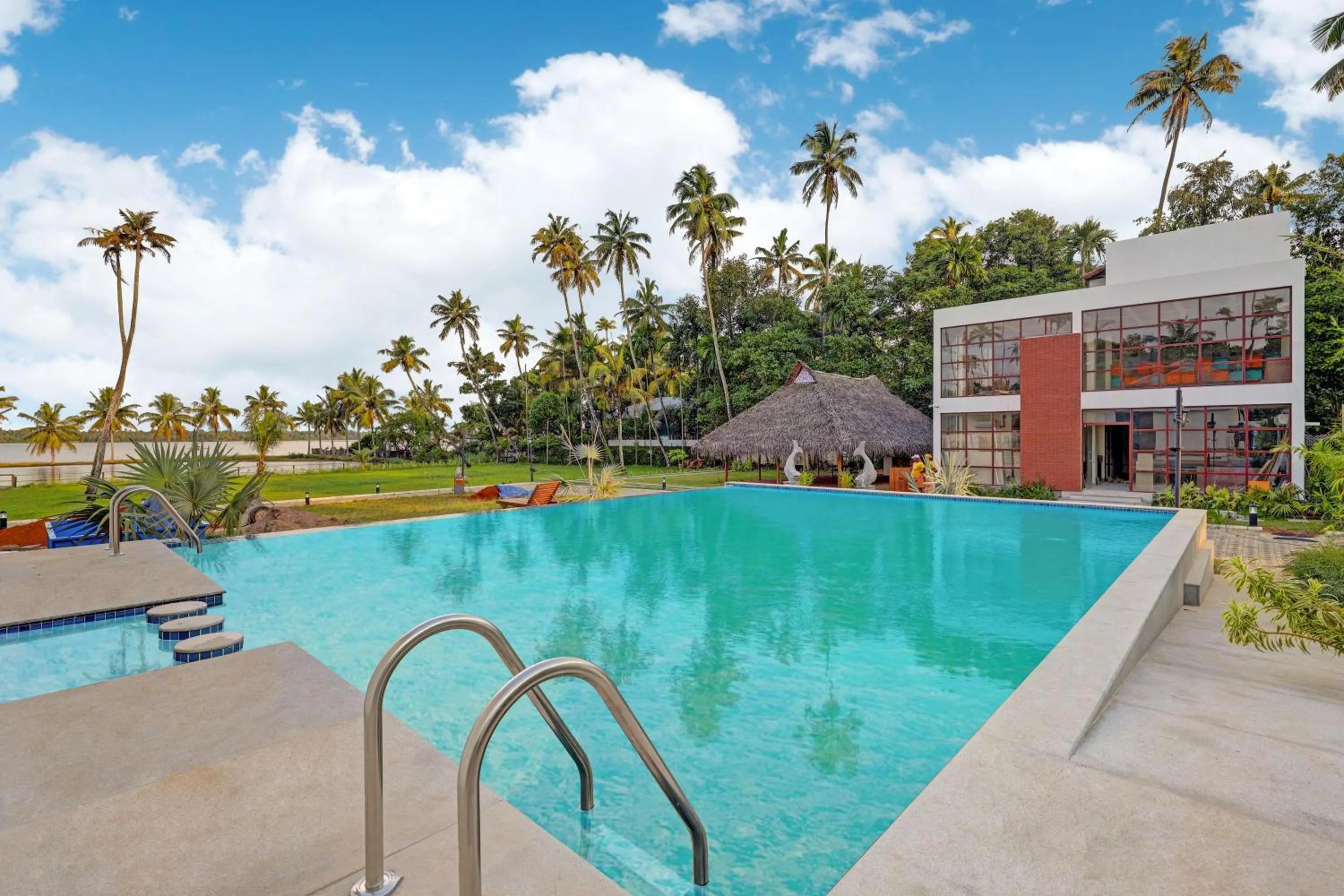 Swimming pool in Club Mahindra Arookutty, Alleppey