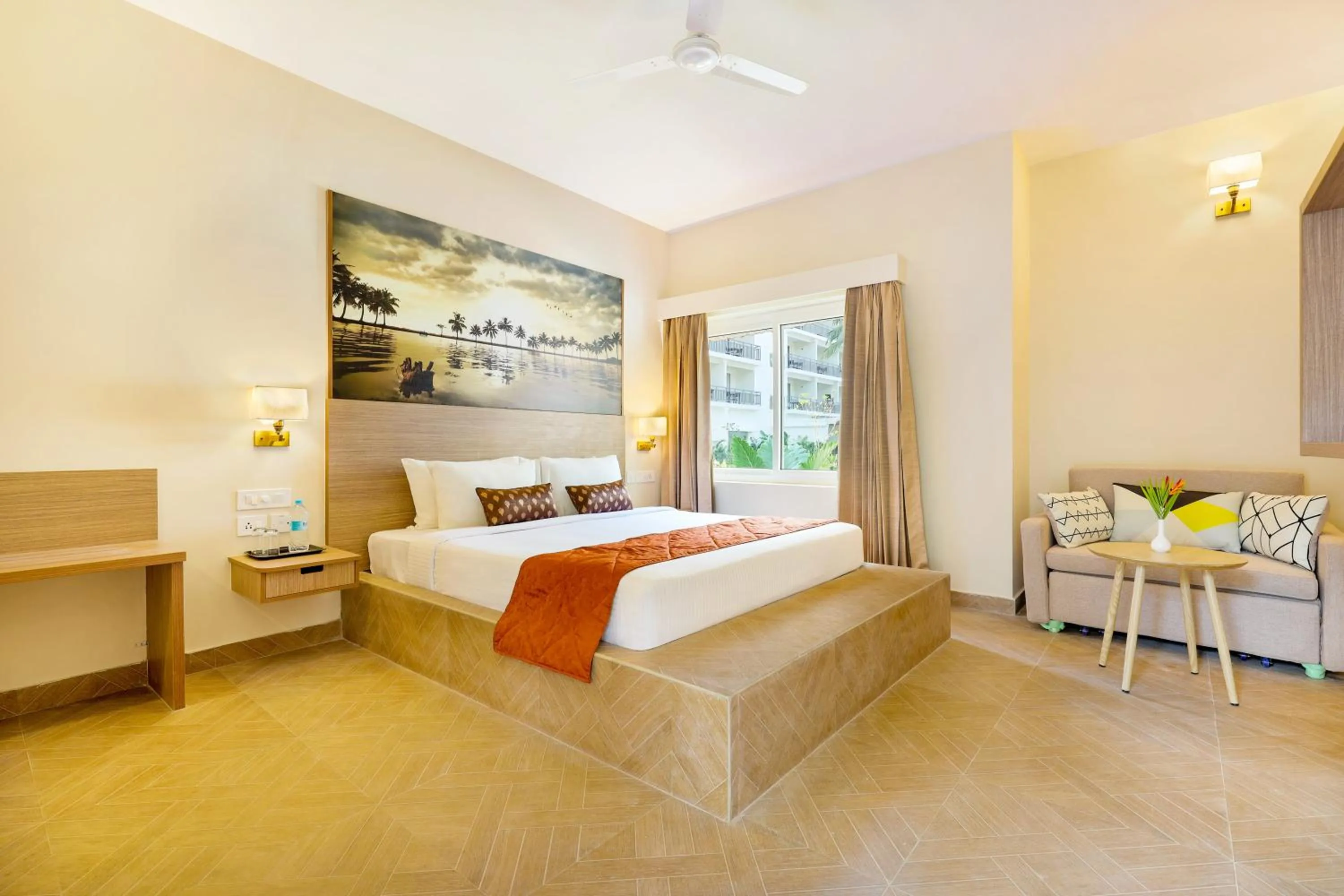 Bed in Club Mahindra Arookutty, Alleppey