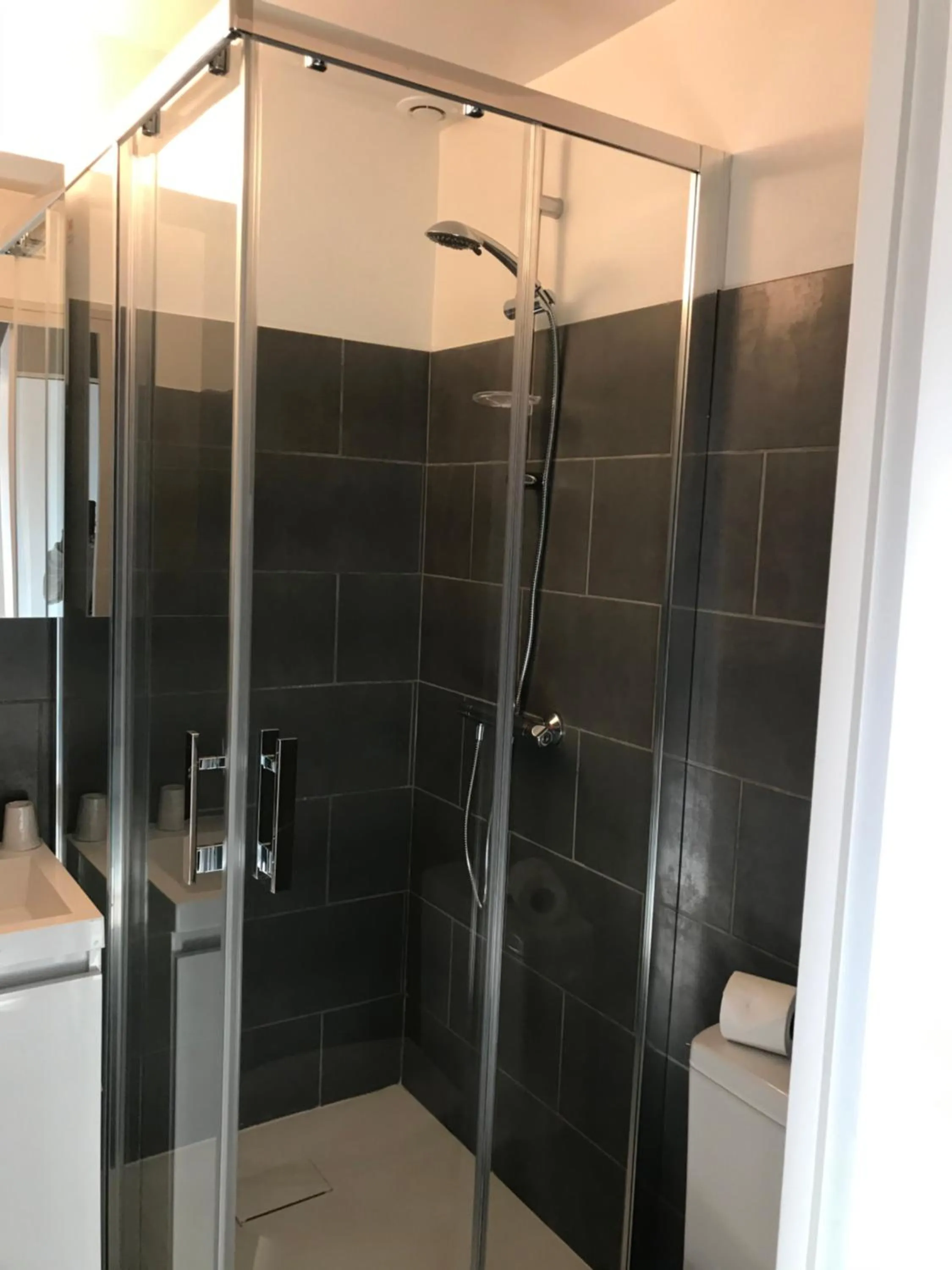 Shower in Appart'hôtel Voltaire