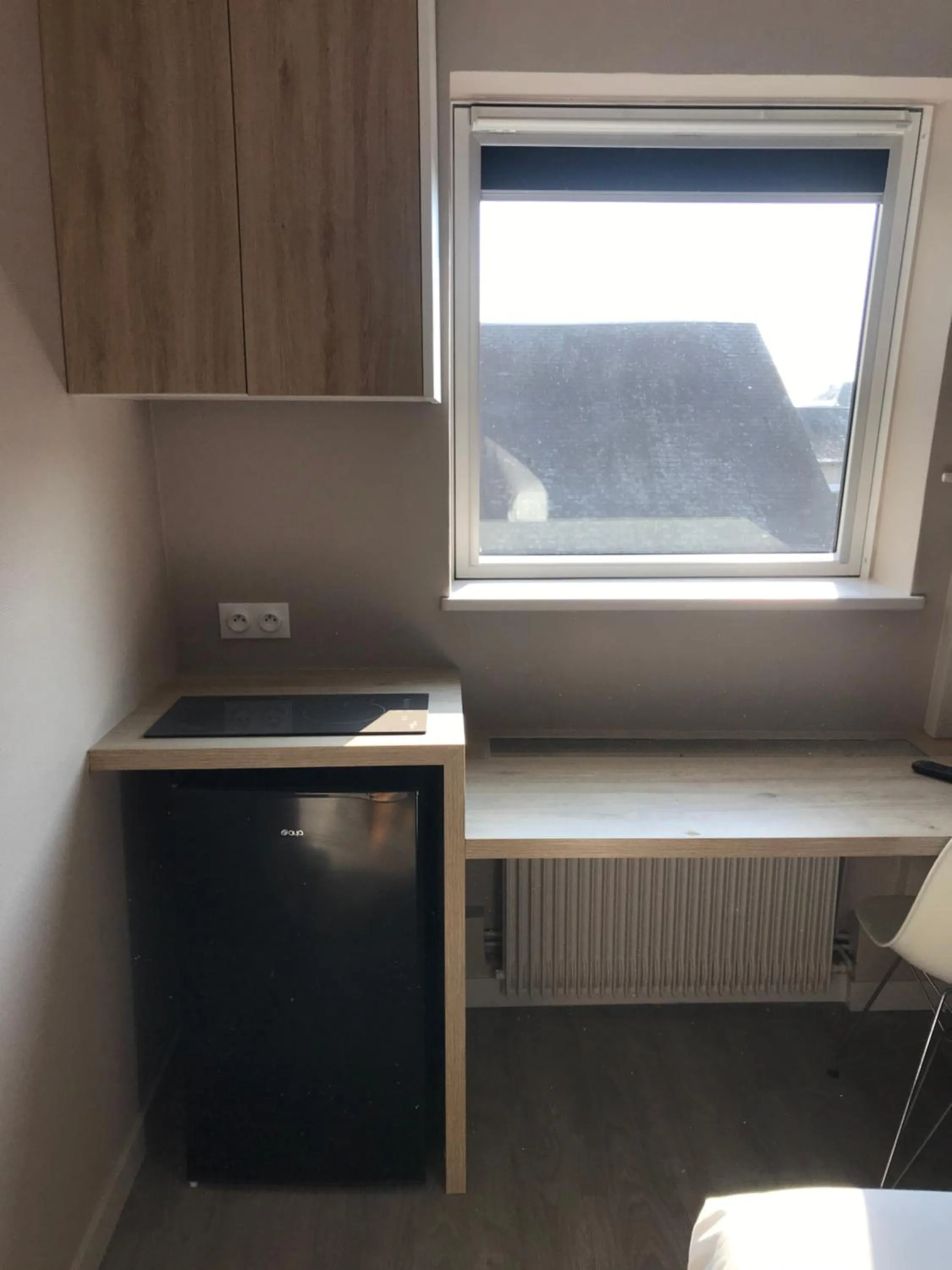 Kitchen or kitchenette in Appart'hôtel Voltaire