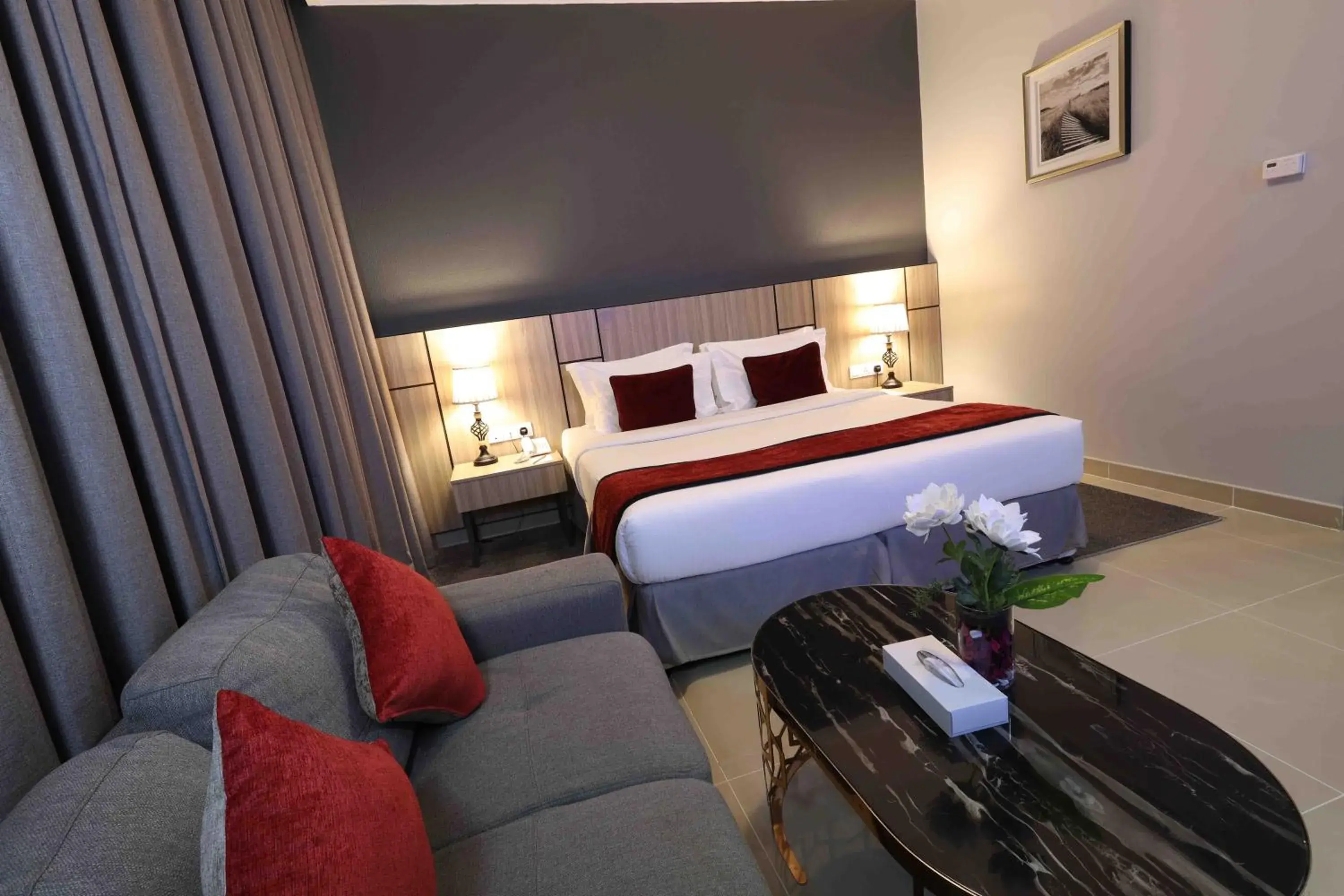 Bed in Fortis Hotel Fujairah Bed in Fortis Hotel Fujairah