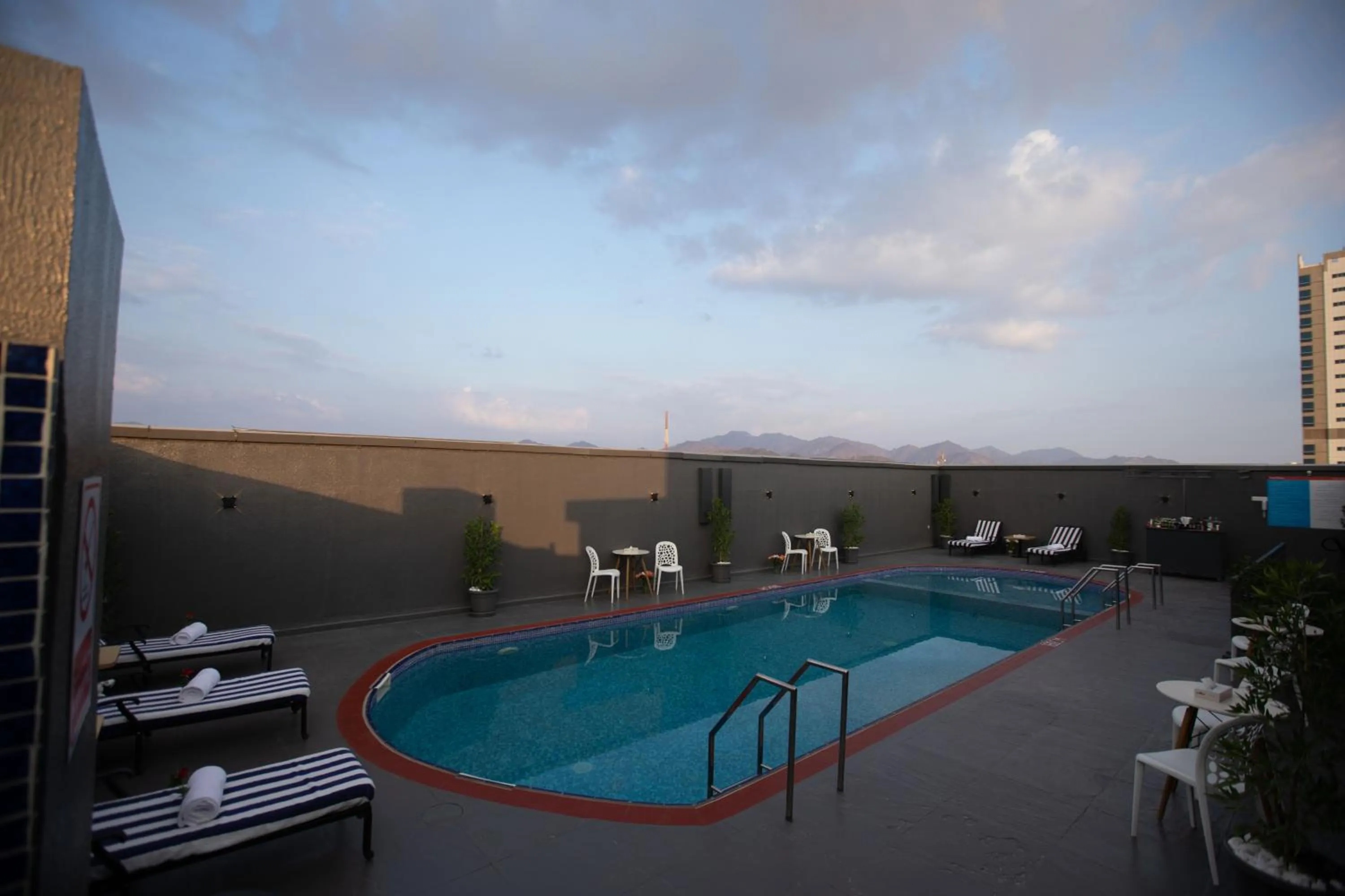 Pool view in Fortis Hotel Fujairah