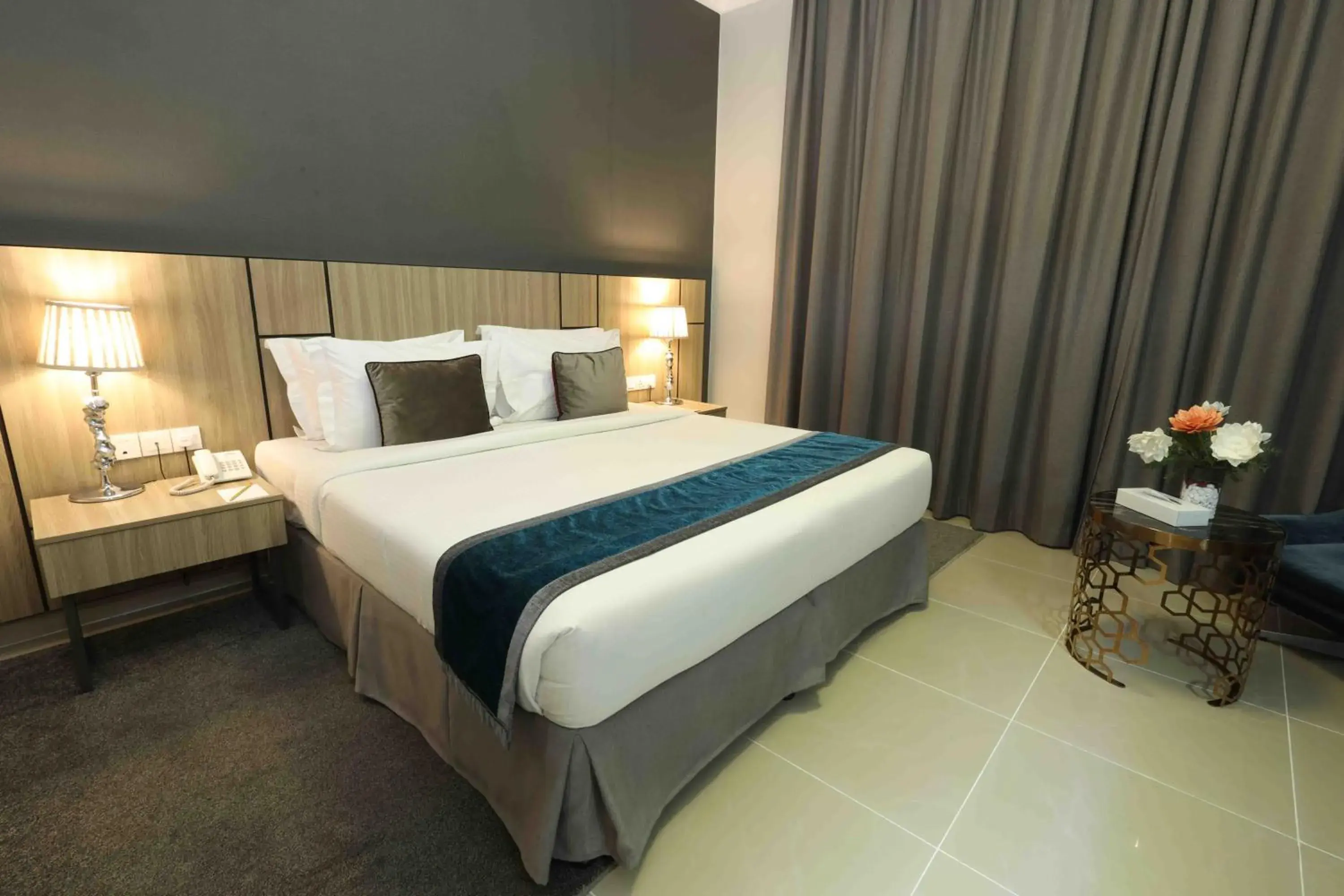 Bed in Fortis Hotel Fujairah Bed in Fortis Hotel Fujairah