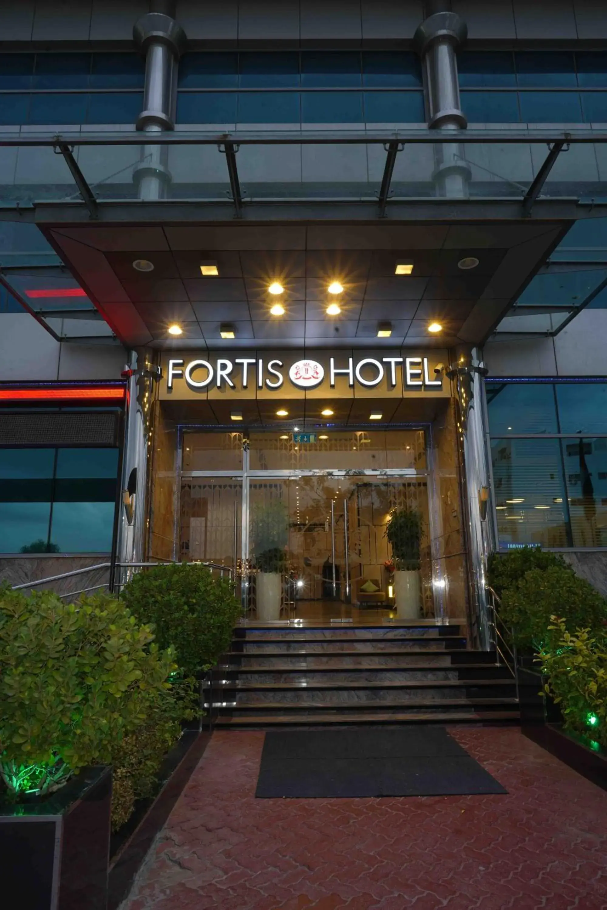 Facade/entrance in Fortis Hotel Fujairah Facade/entrance in Fortis Hotel Fujairah