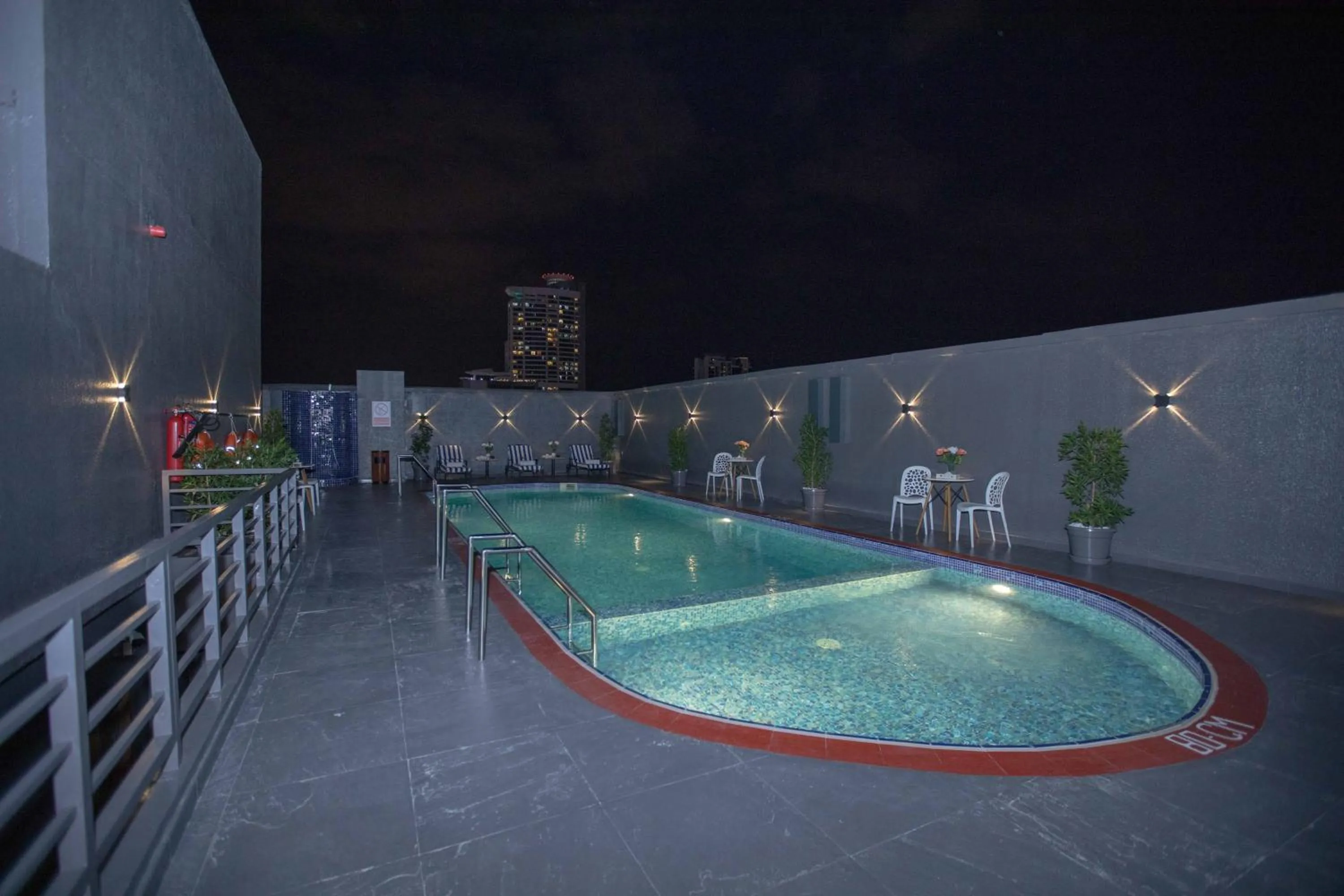 Pool view in Fortis Hotel Fujairah