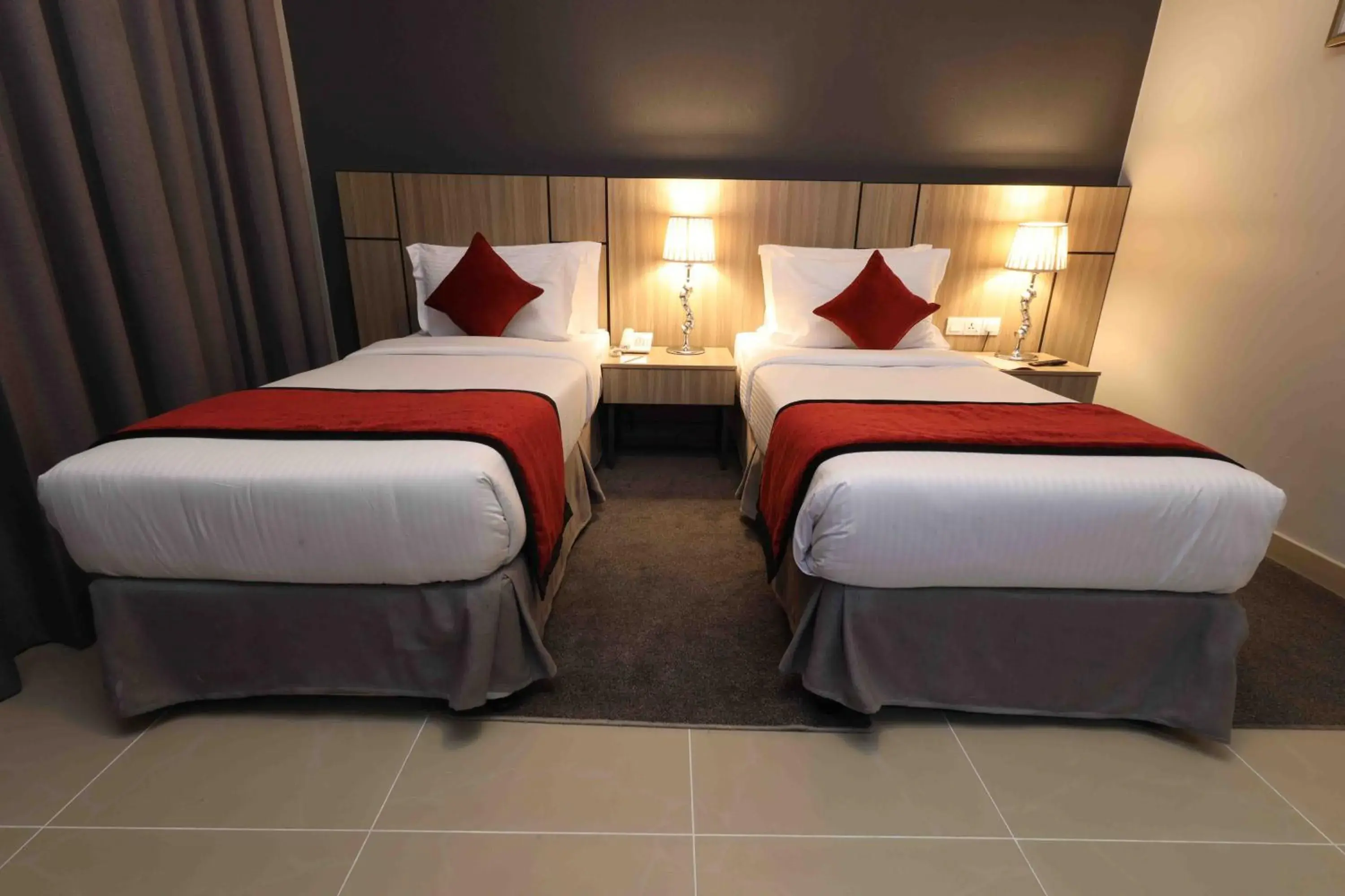 Bed in Fortis Hotel Fujairah Bed in Fortis Hotel Fujairah