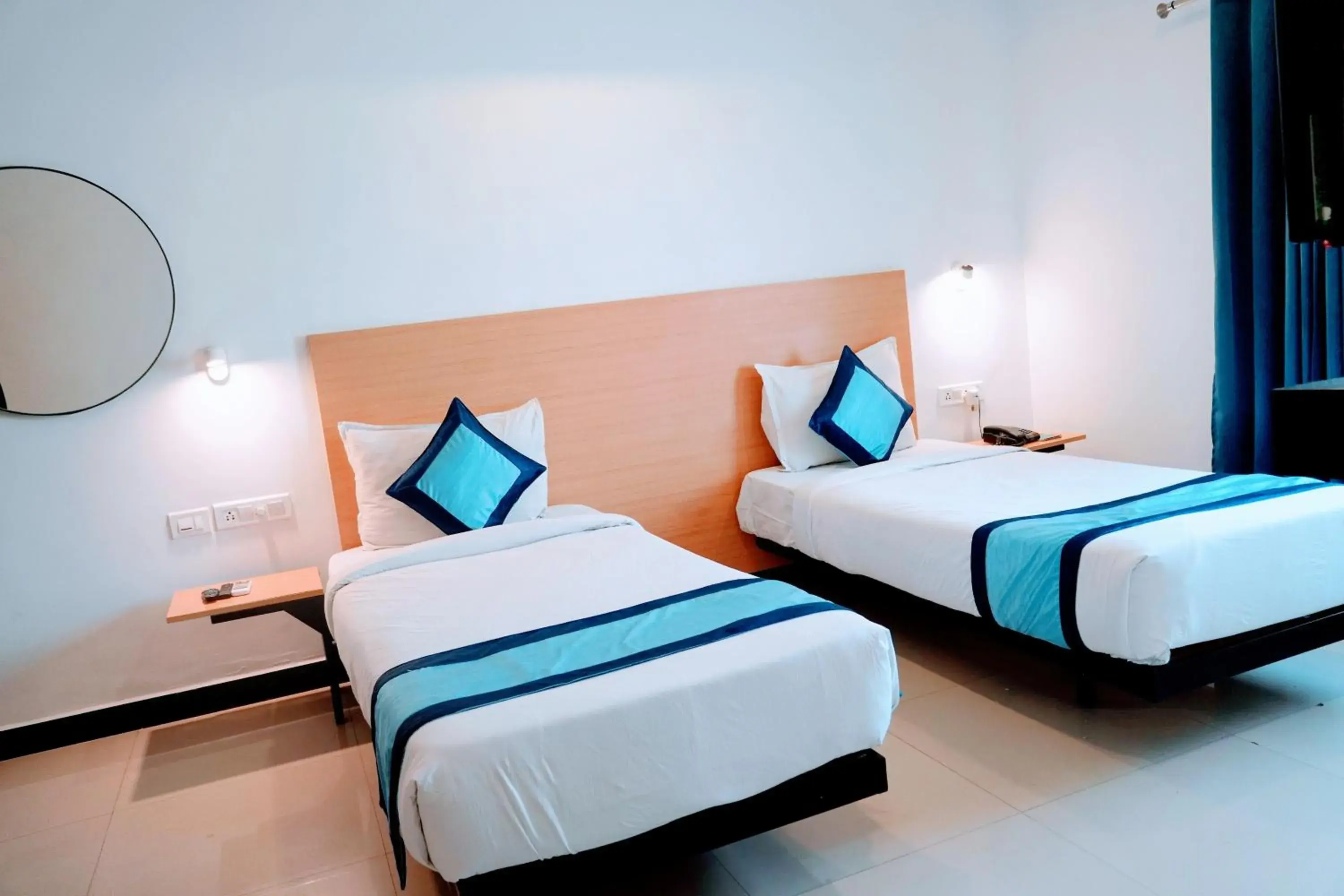 Bed in Hotel Konark Inn Bed in Hotel Konark Inn