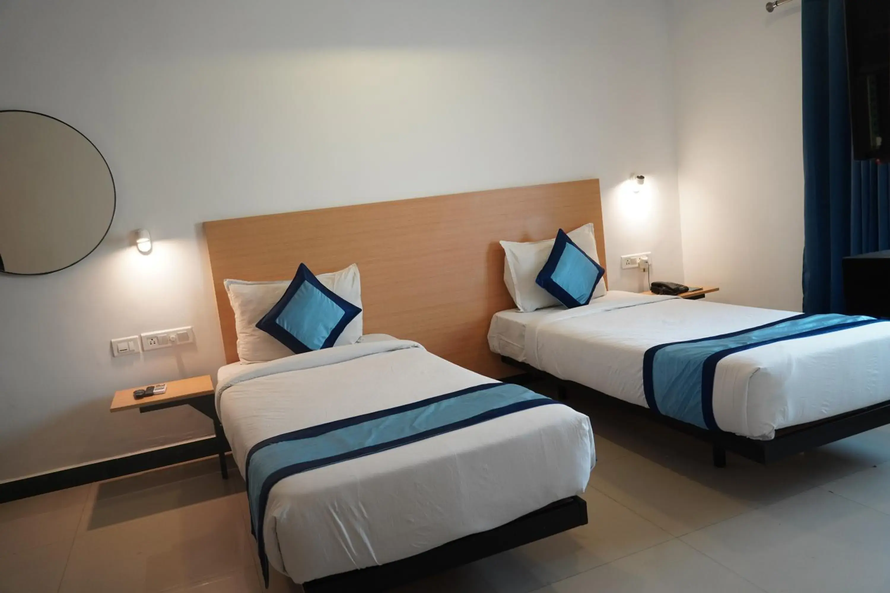 Bed in Hotel Konark Inn Bed in Hotel Konark Inn