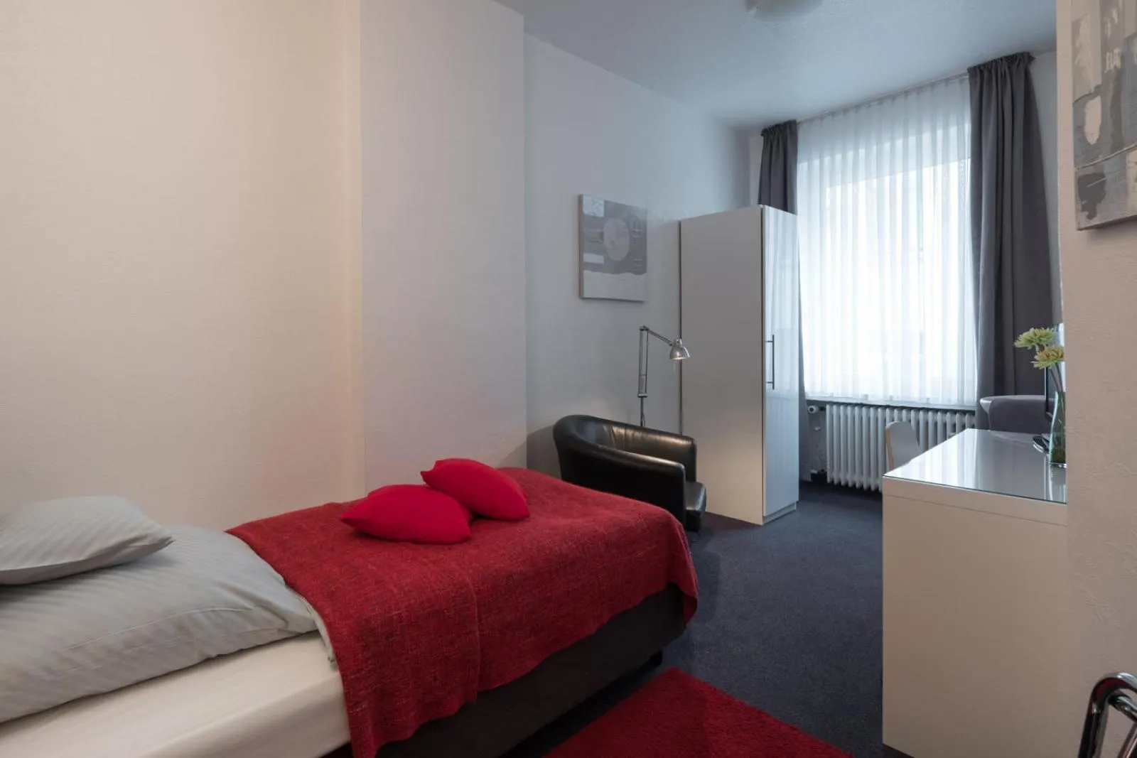 Bed in Hotel Brandenburger Hof