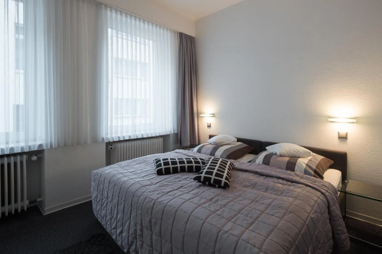 Bed in Hotel Brandenburger Hof