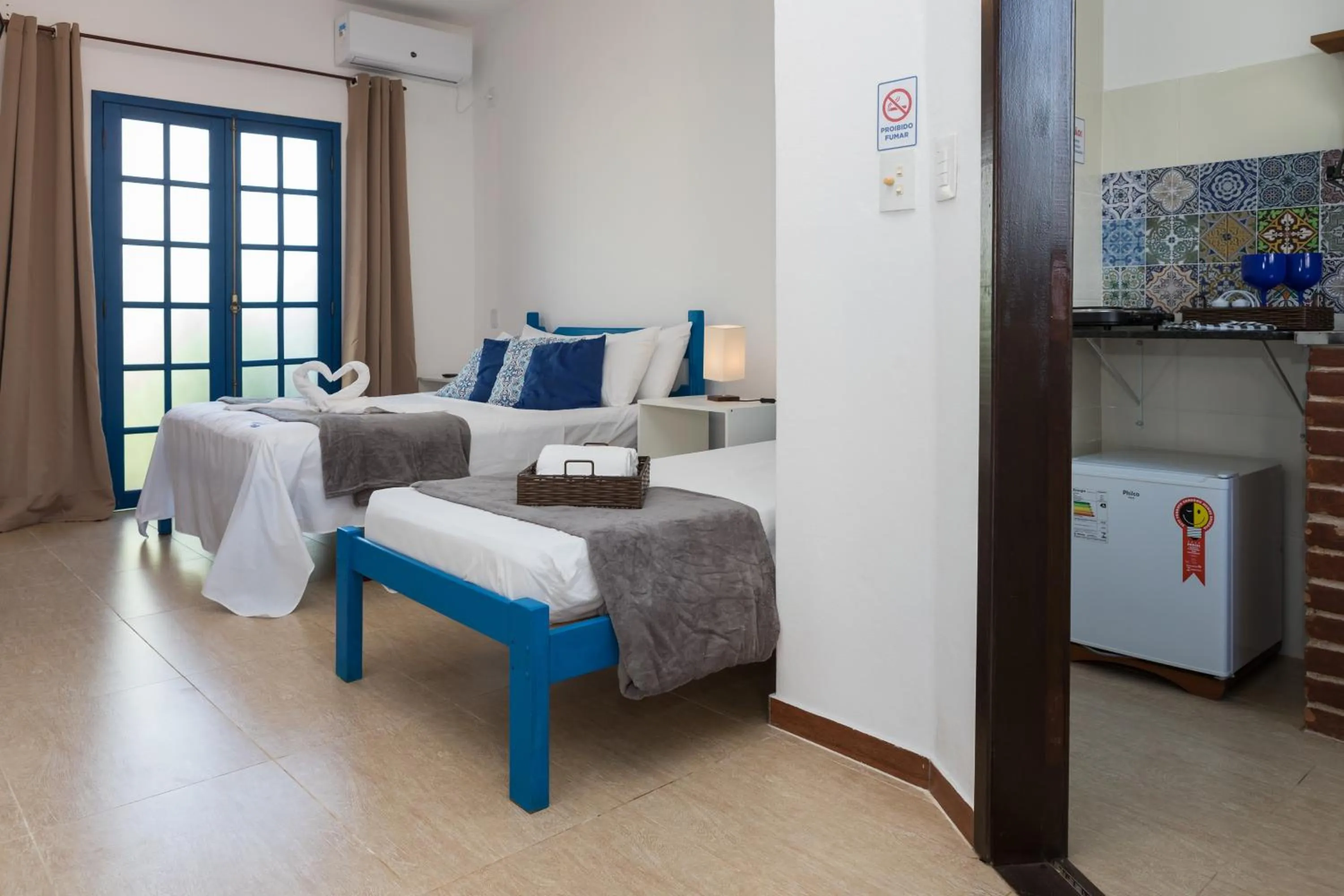 Bed in Suítes Curta Paraty, Família e PETs