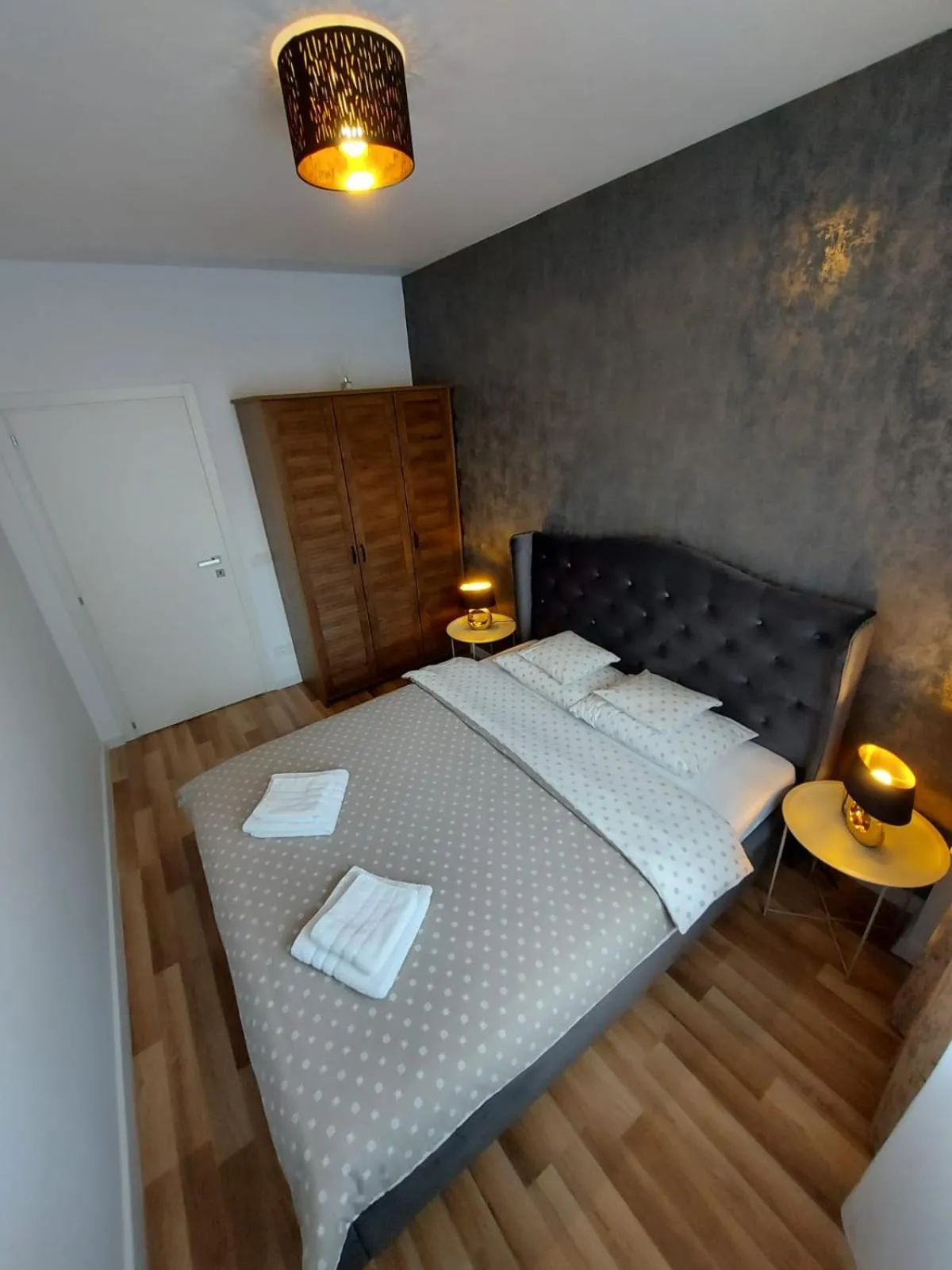 Bed in Panoramic Apartments Oradea