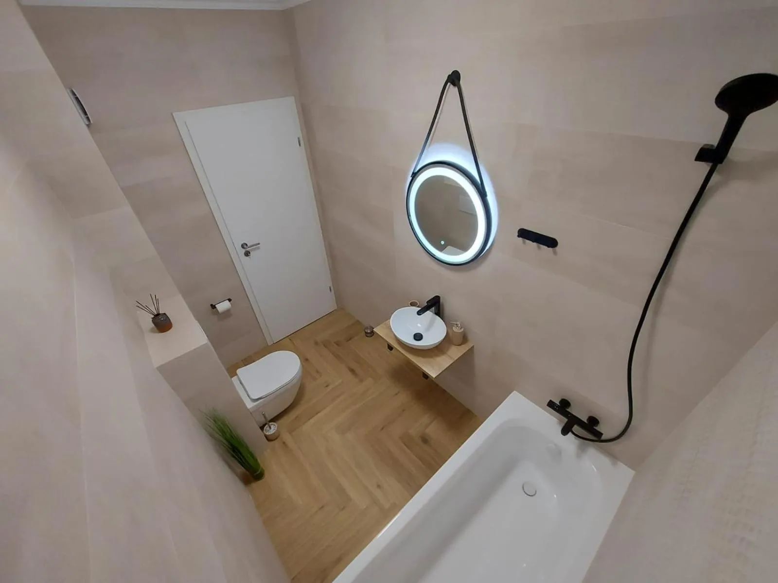 Bathroom in Panoramic Apartments Oradea