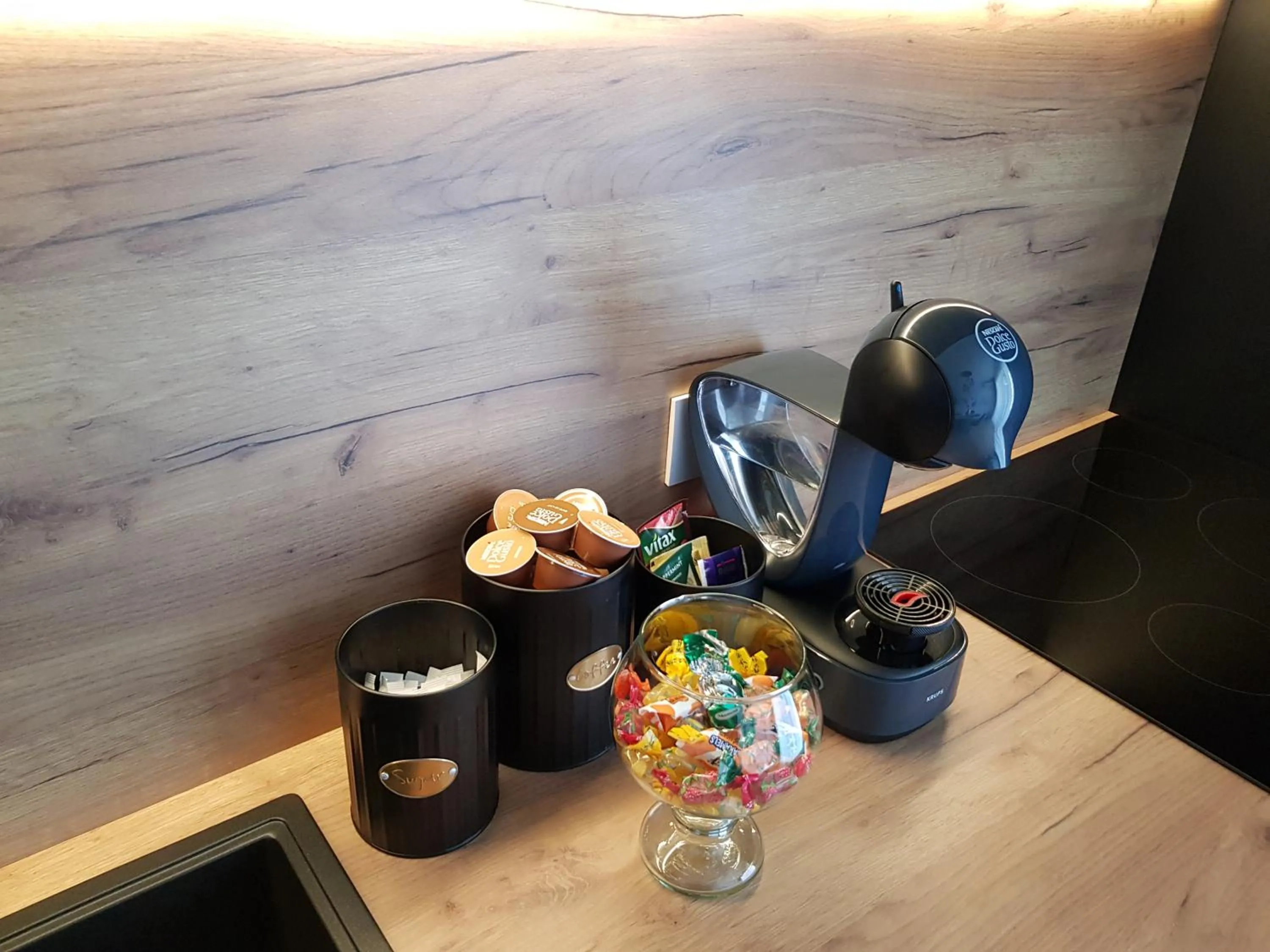 Coffee/tea facilities in Panoramic Apartments Oradea