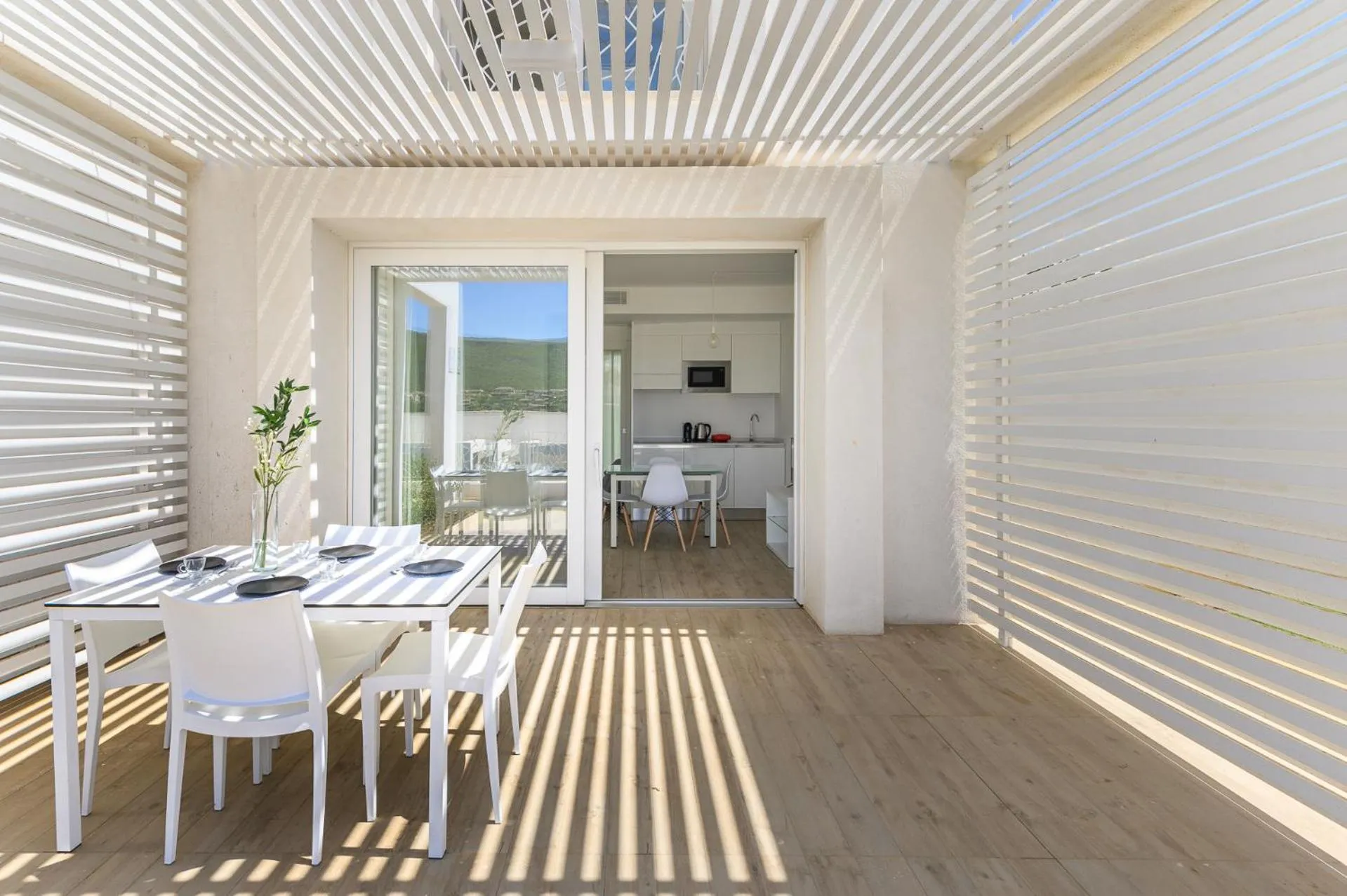 Patio in Capo Falcone Charming Apartments