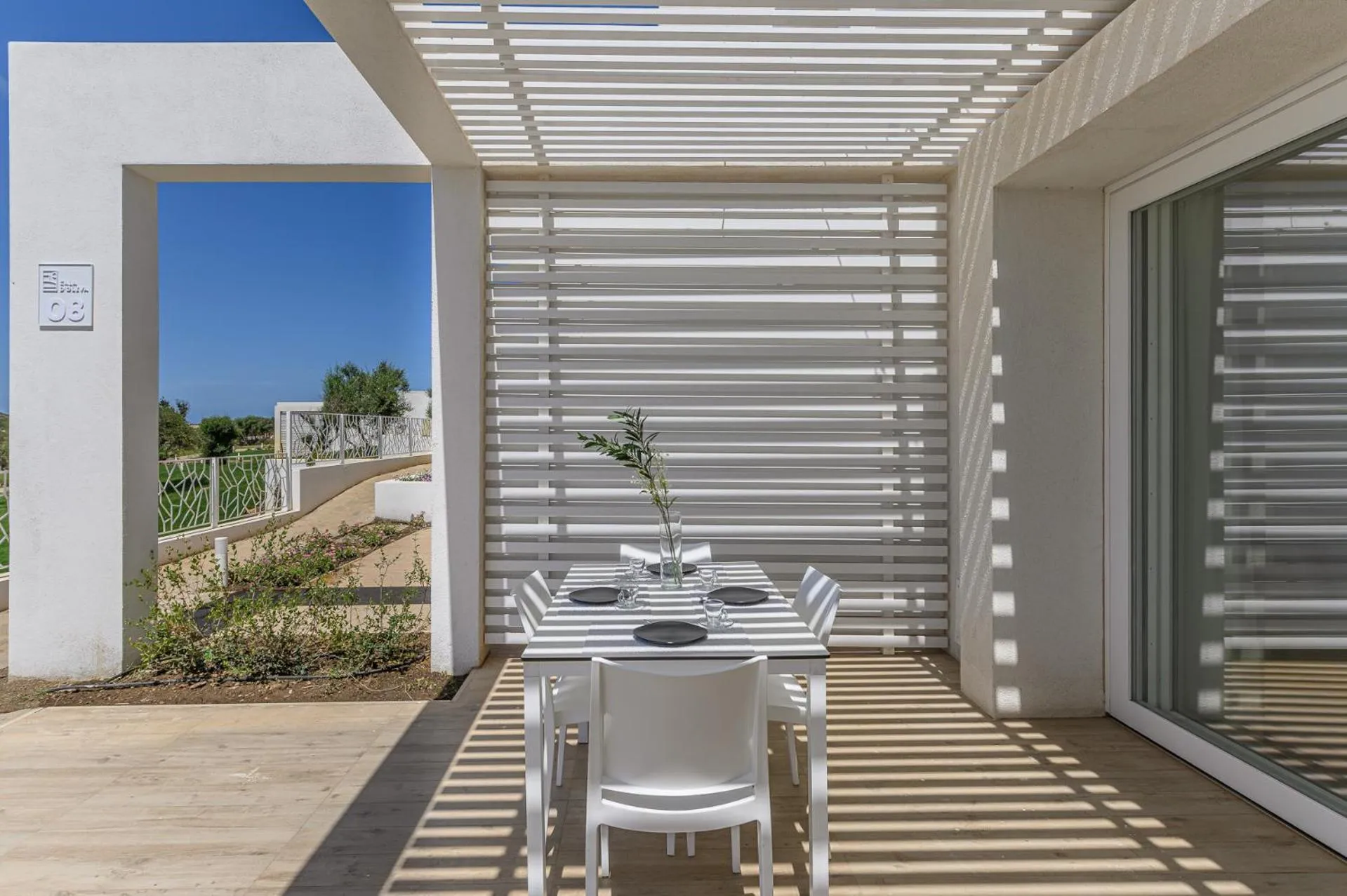 Patio in Capo Falcone Charming Apartments