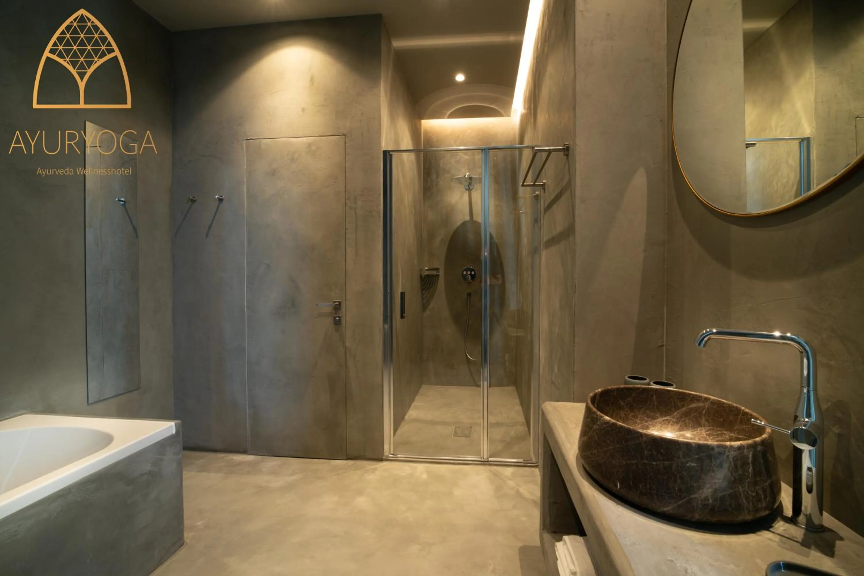 Bathroom in Ayuryoga Wellnesshotel