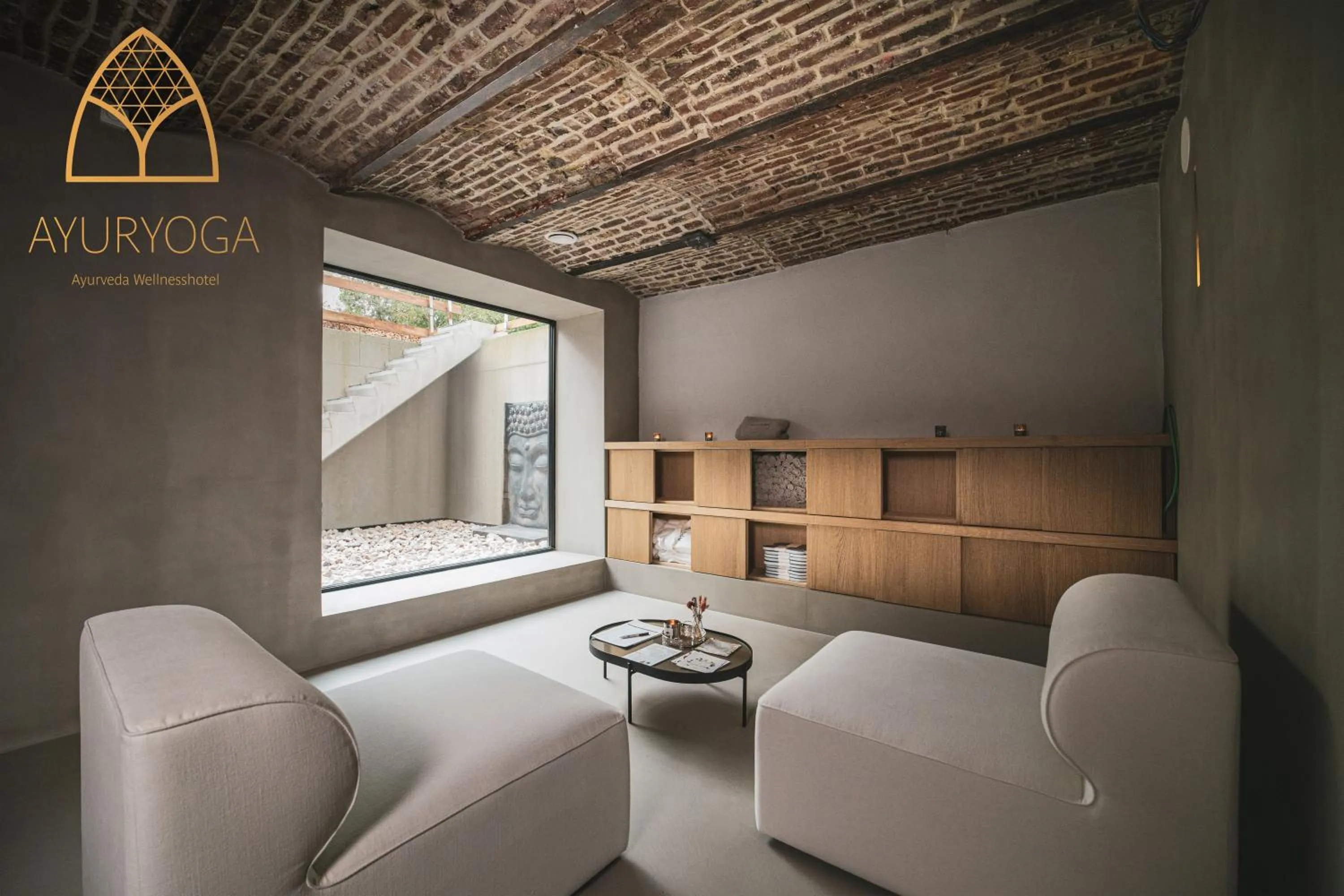 Seating area, Bed in Ayuryoga Wellnesshotel
