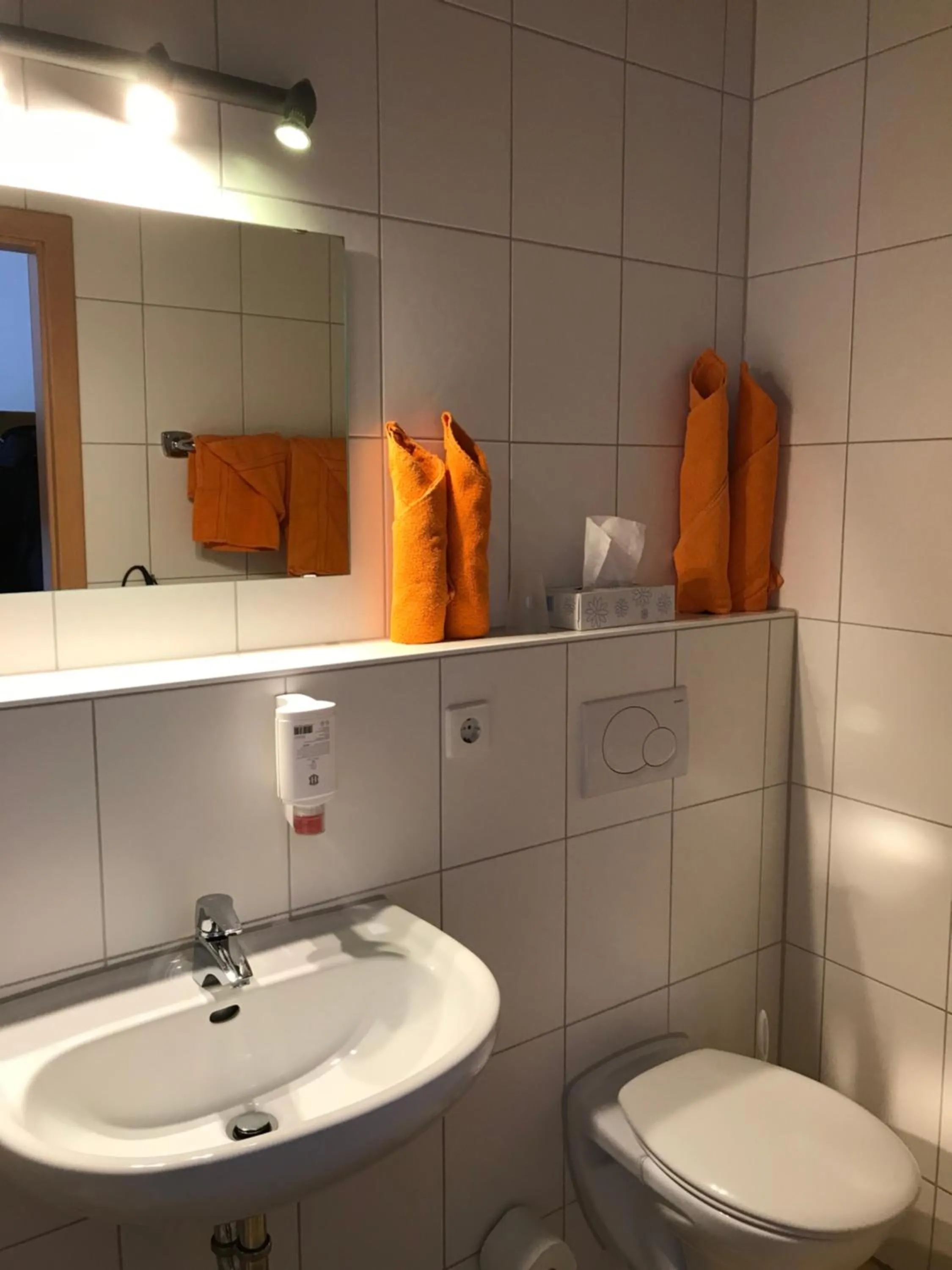 Toilet in Gästehaus am Wasserpark