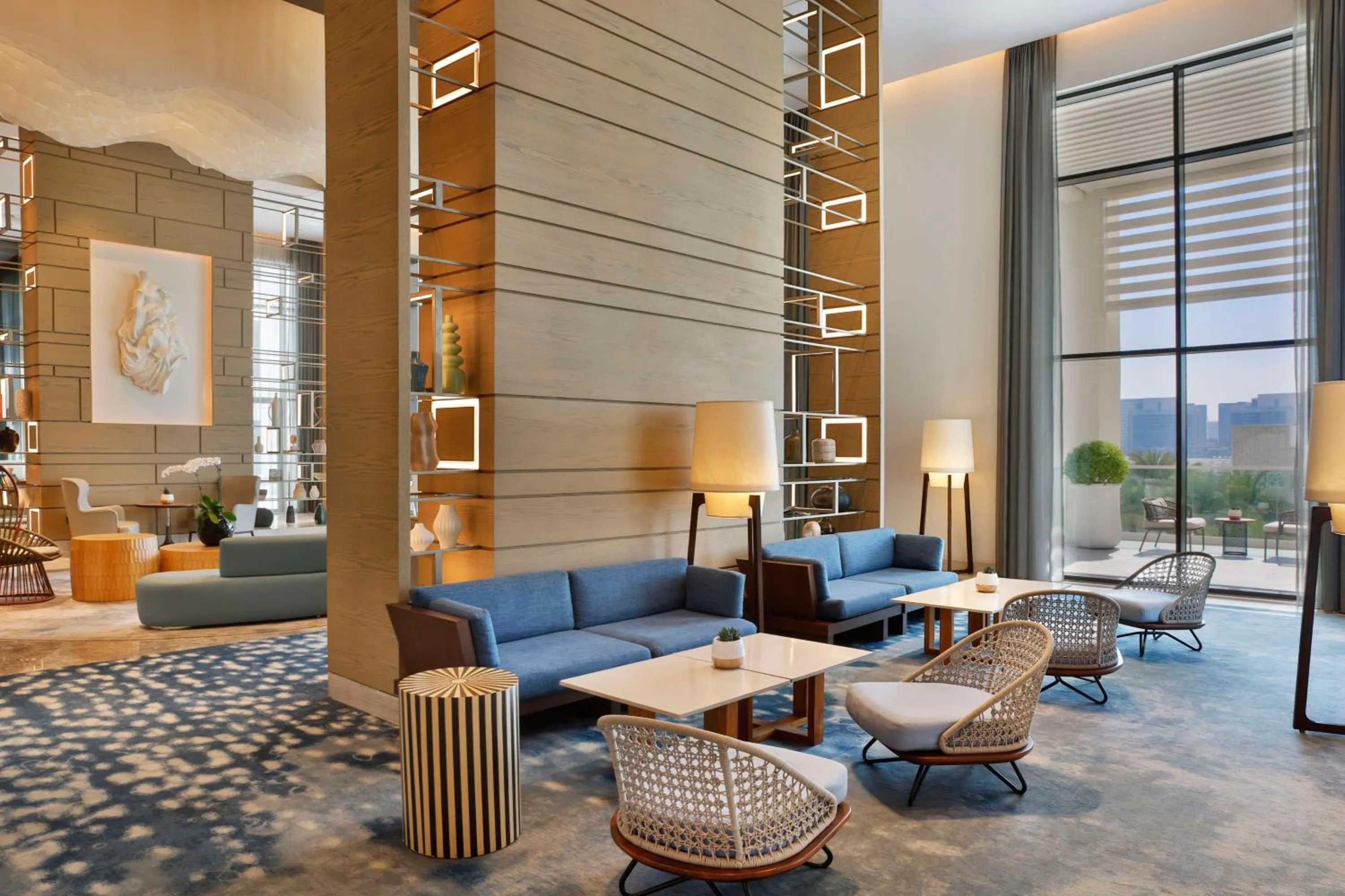 Lobby or reception in Hilton Abu Dhabi Yas Island