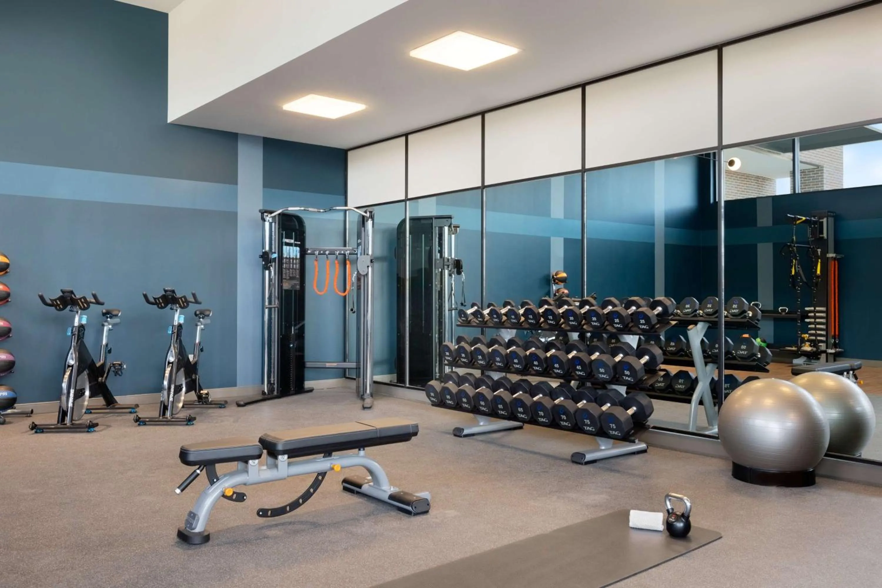 Fitness centre/facilities in Valley Hotel Homewood Birmingham - Curio Collection By Hilton