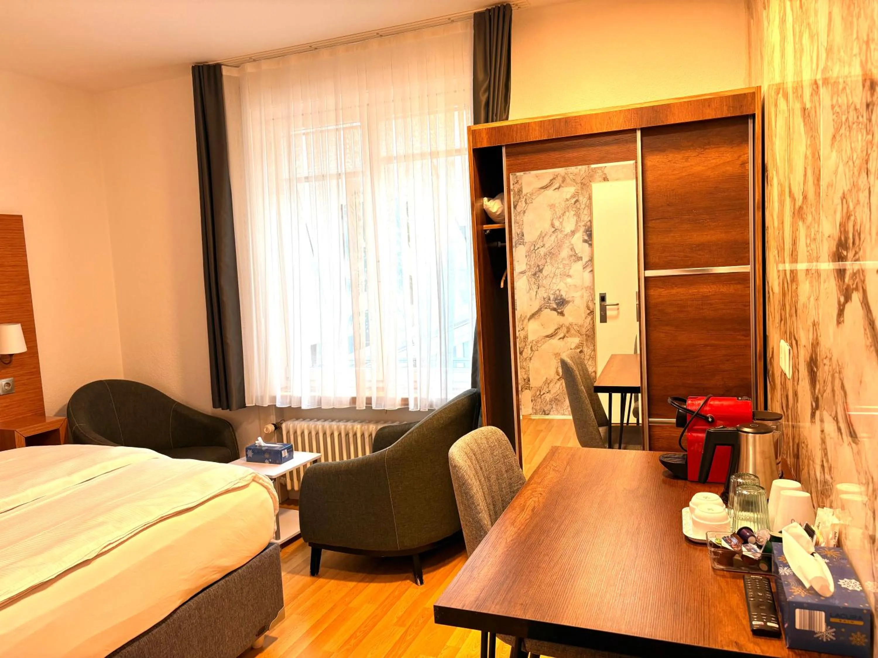 Living room, Bed in Akomo Bern