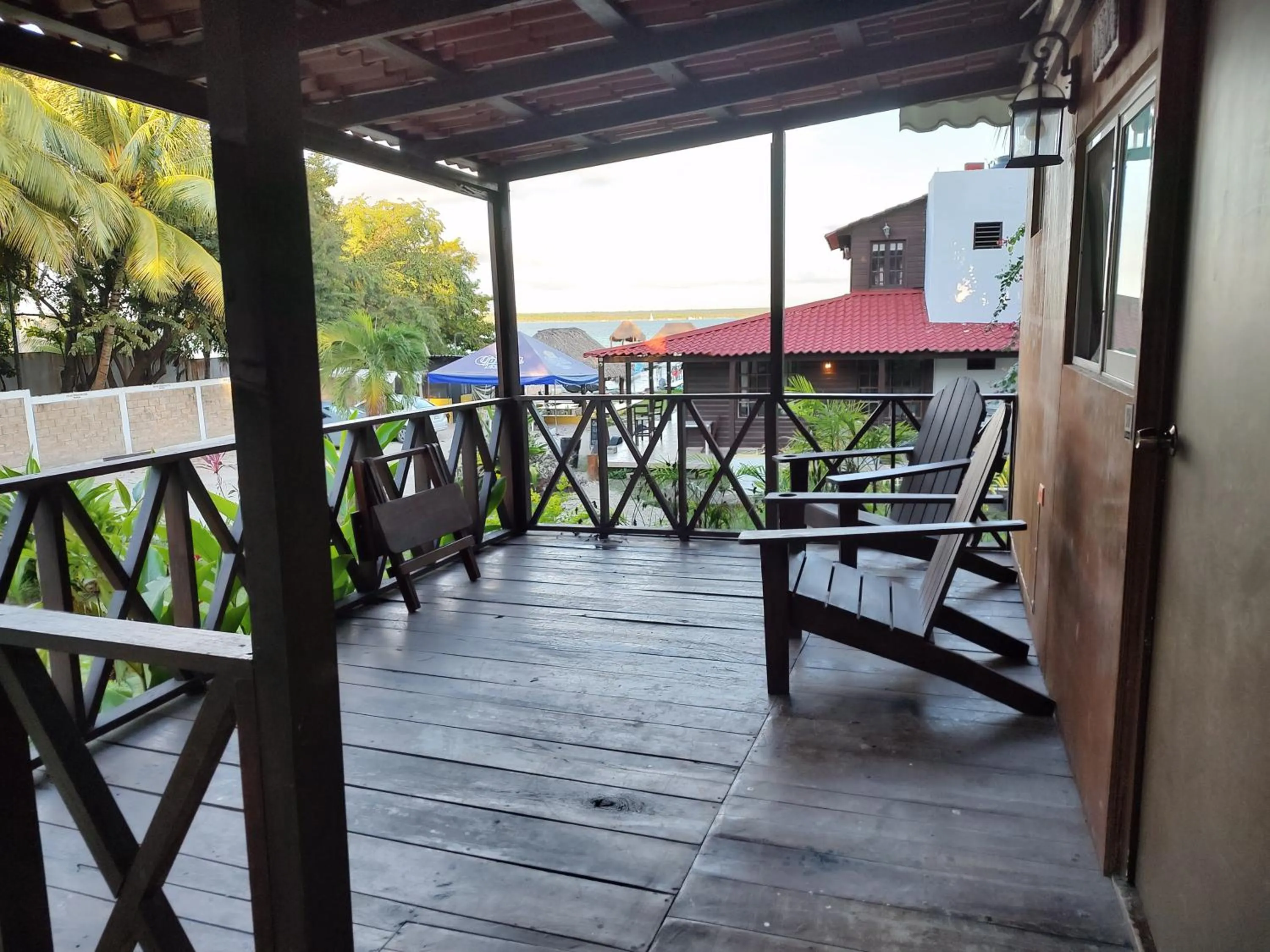 Balcony/Terrace in Papitos Bacalar Hotel and Marina