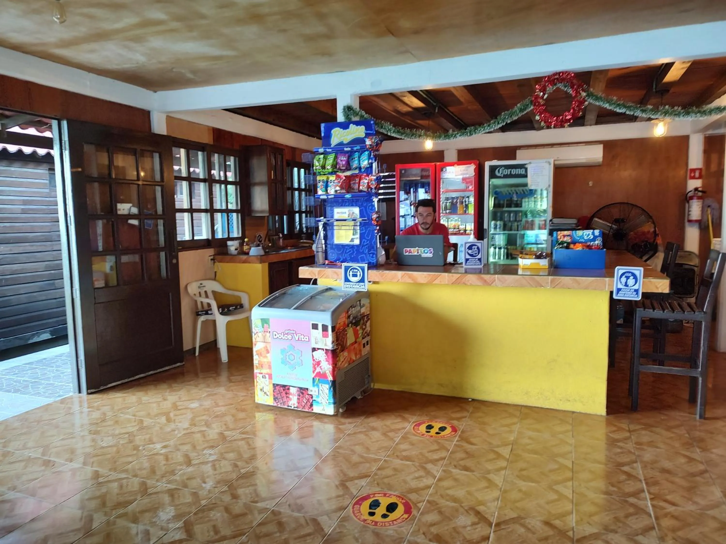 Lobby or reception in Papitos Bacalar Hotel and Marina