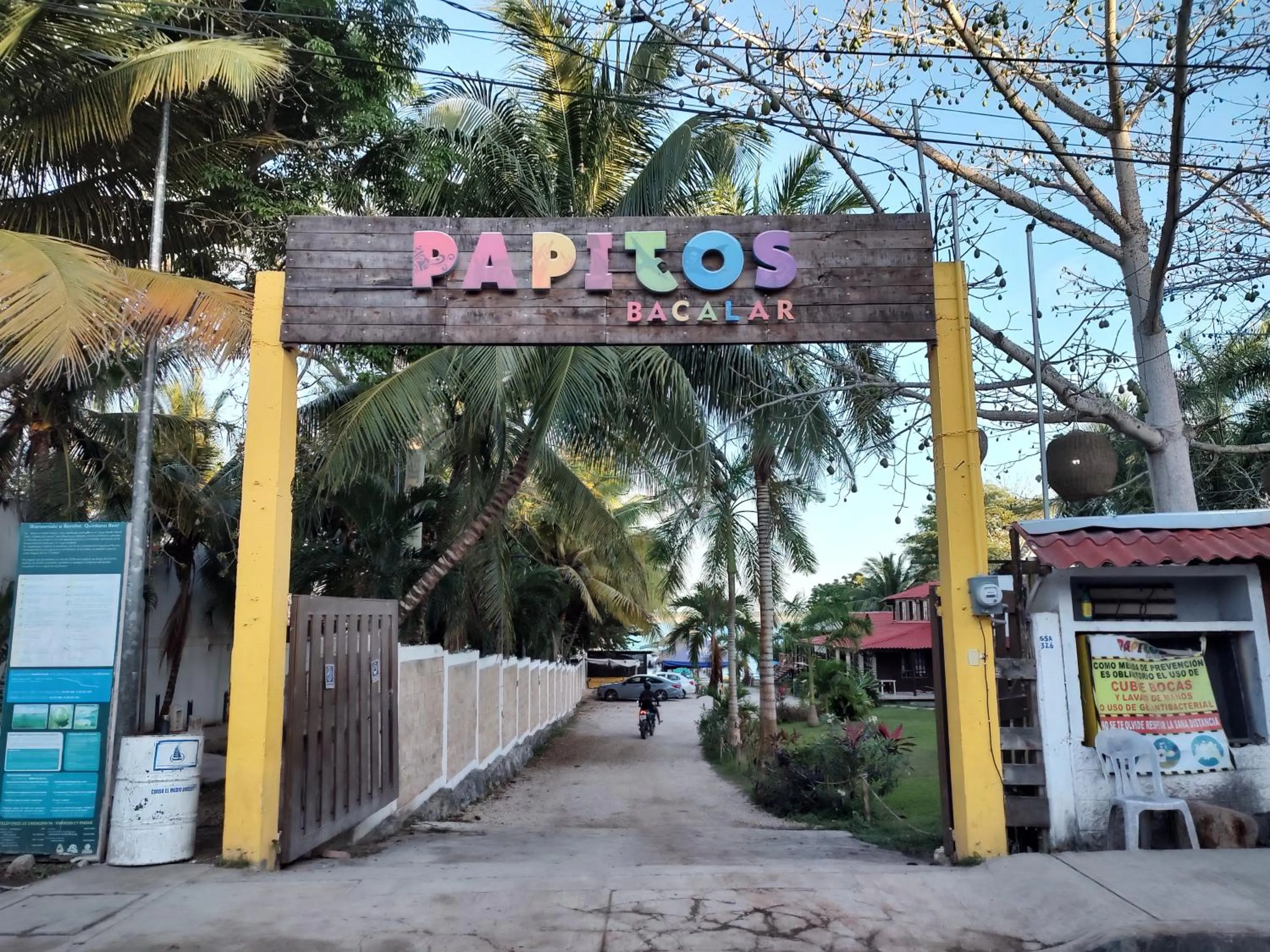 Property logo or sign in Papitos Bacalar Hotel and Marina
