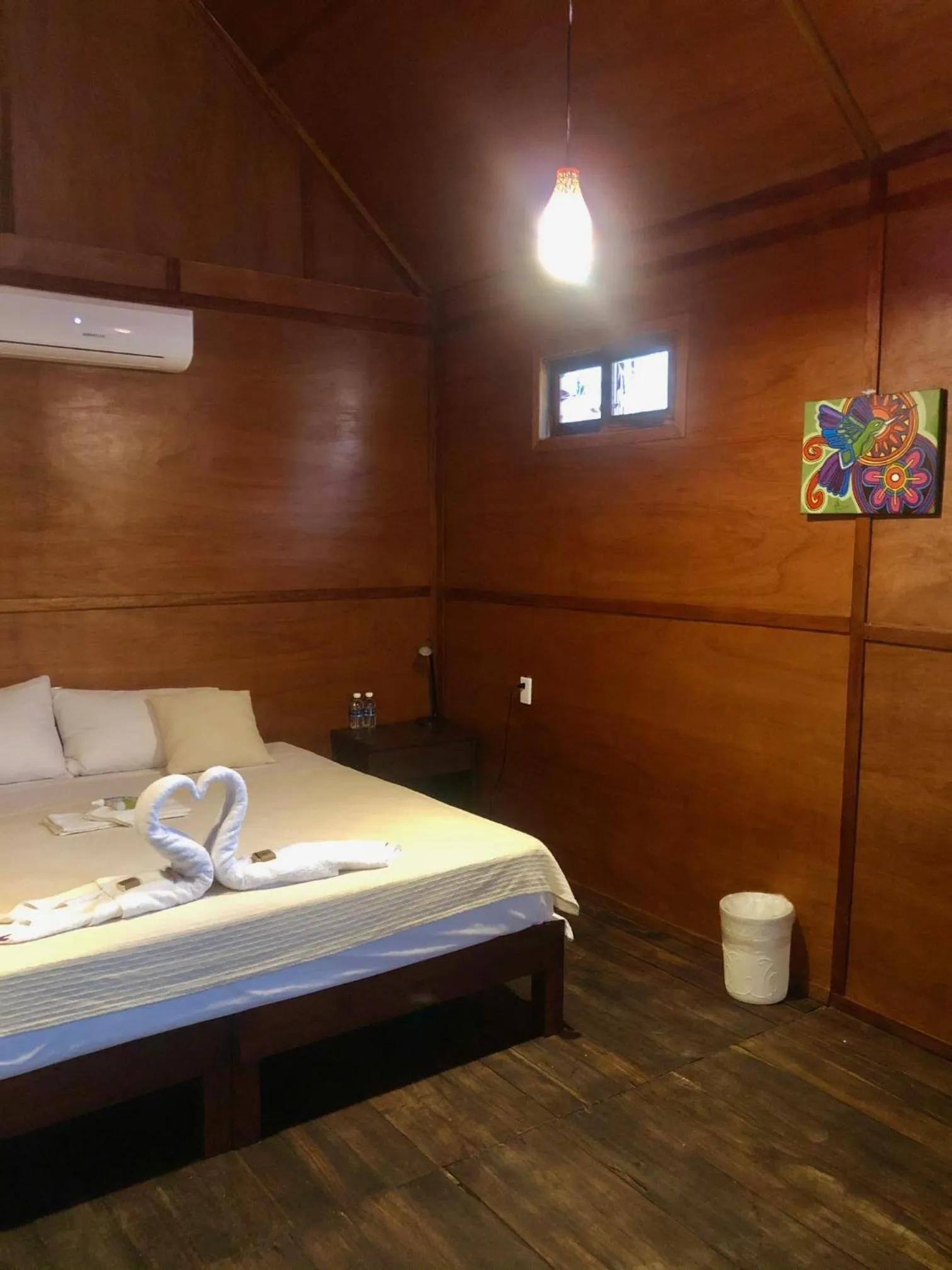 Bed in Papitos Bacalar Hotel and Marina