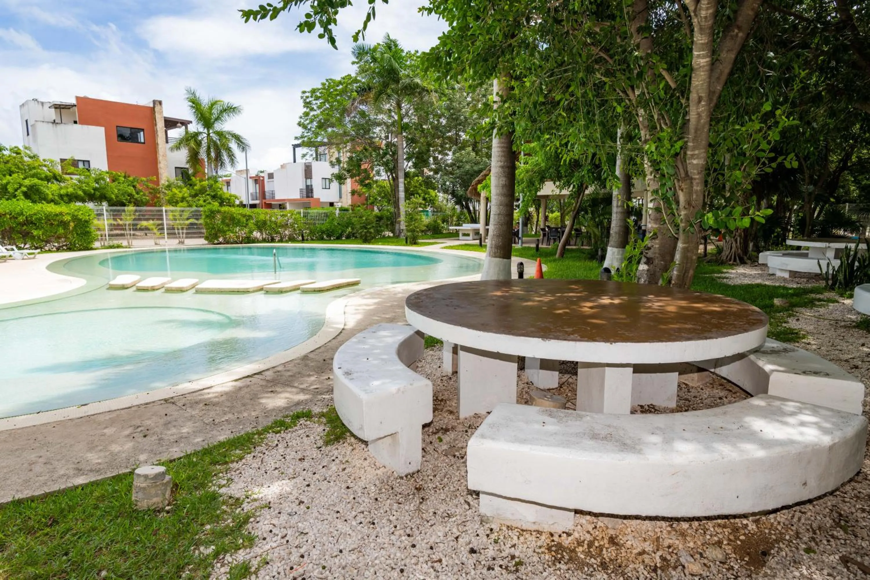 Garden view in UNICO Y AGRADABLE DTO EN ZONA CENTRO PARA 6 PAX