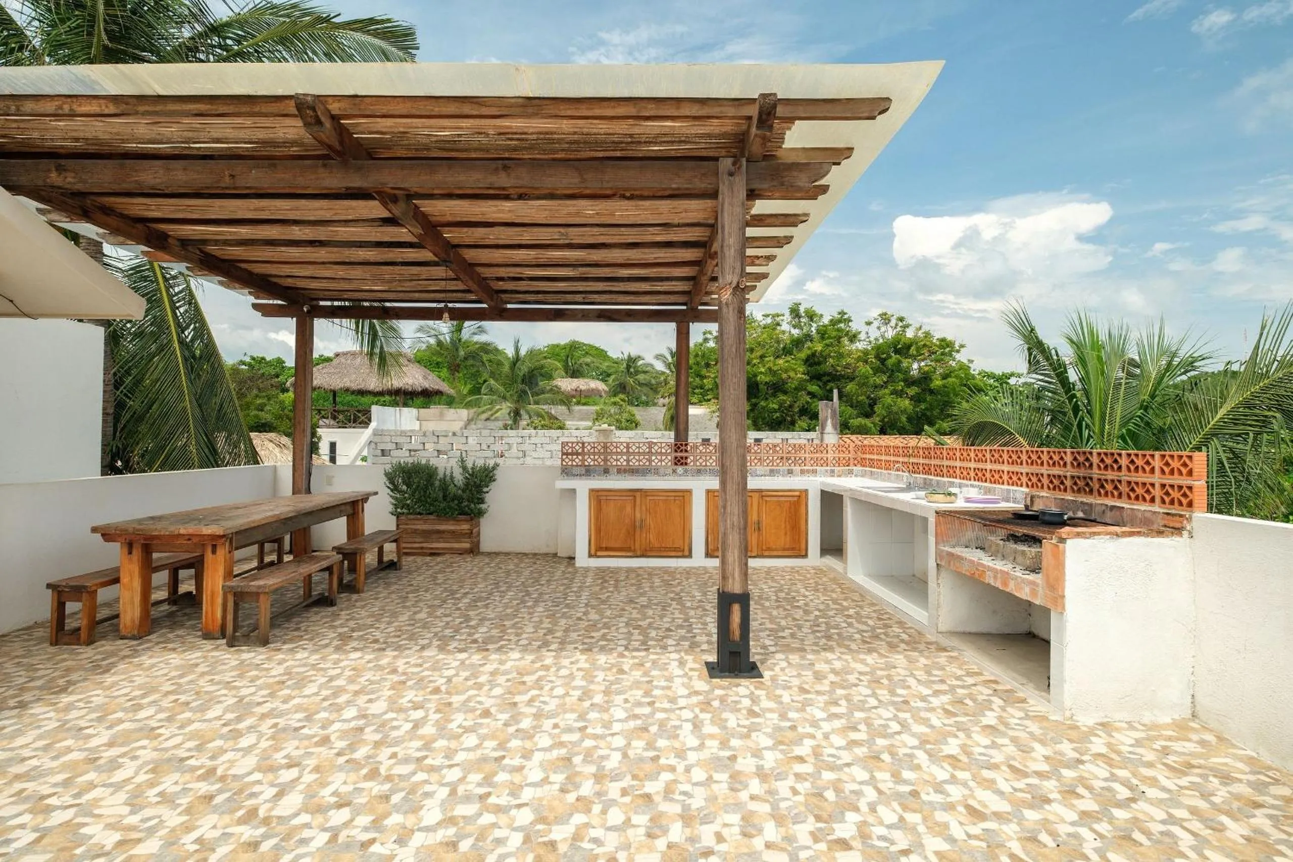 Balcony/Terrace in La Aurora Puerto Escondido