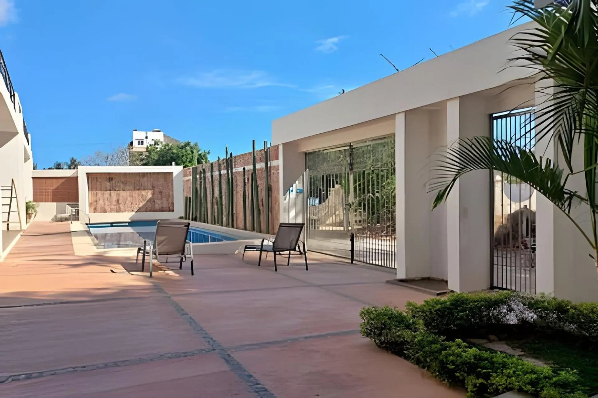 Seating area in La Aurora Puerto Escondido