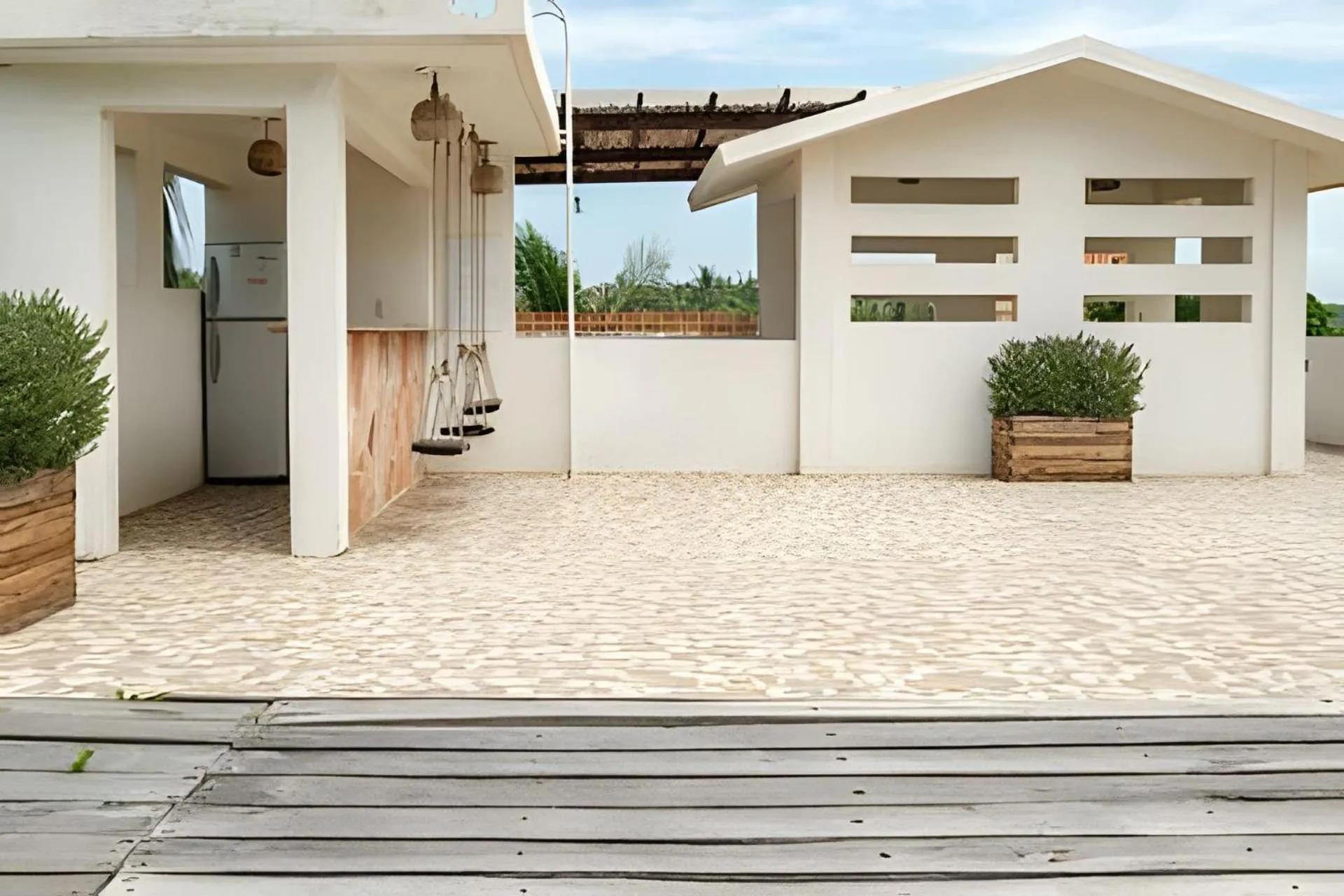 Seating area in La Aurora Puerto Escondido