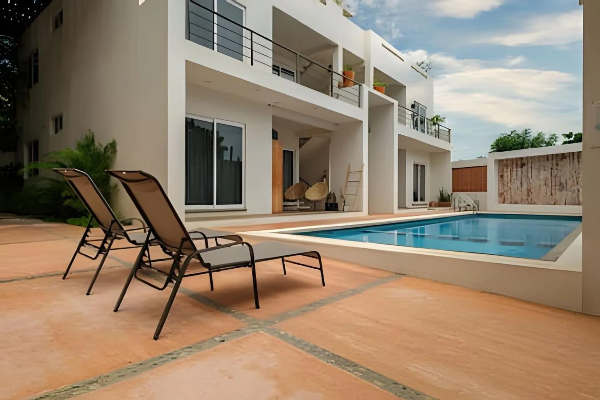 Seating area in La Aurora Puerto Escondido