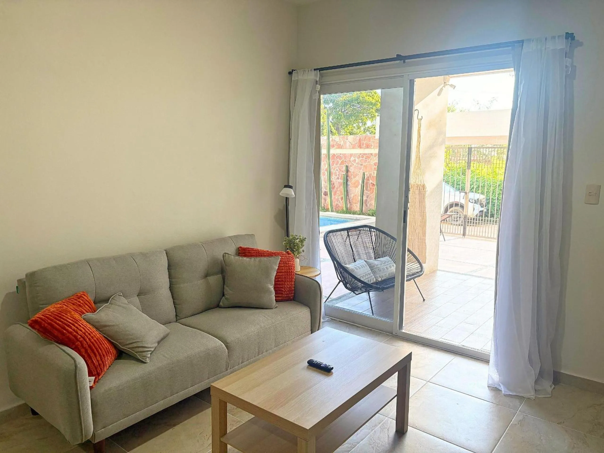 Living room in La Aurora Puerto Escondido