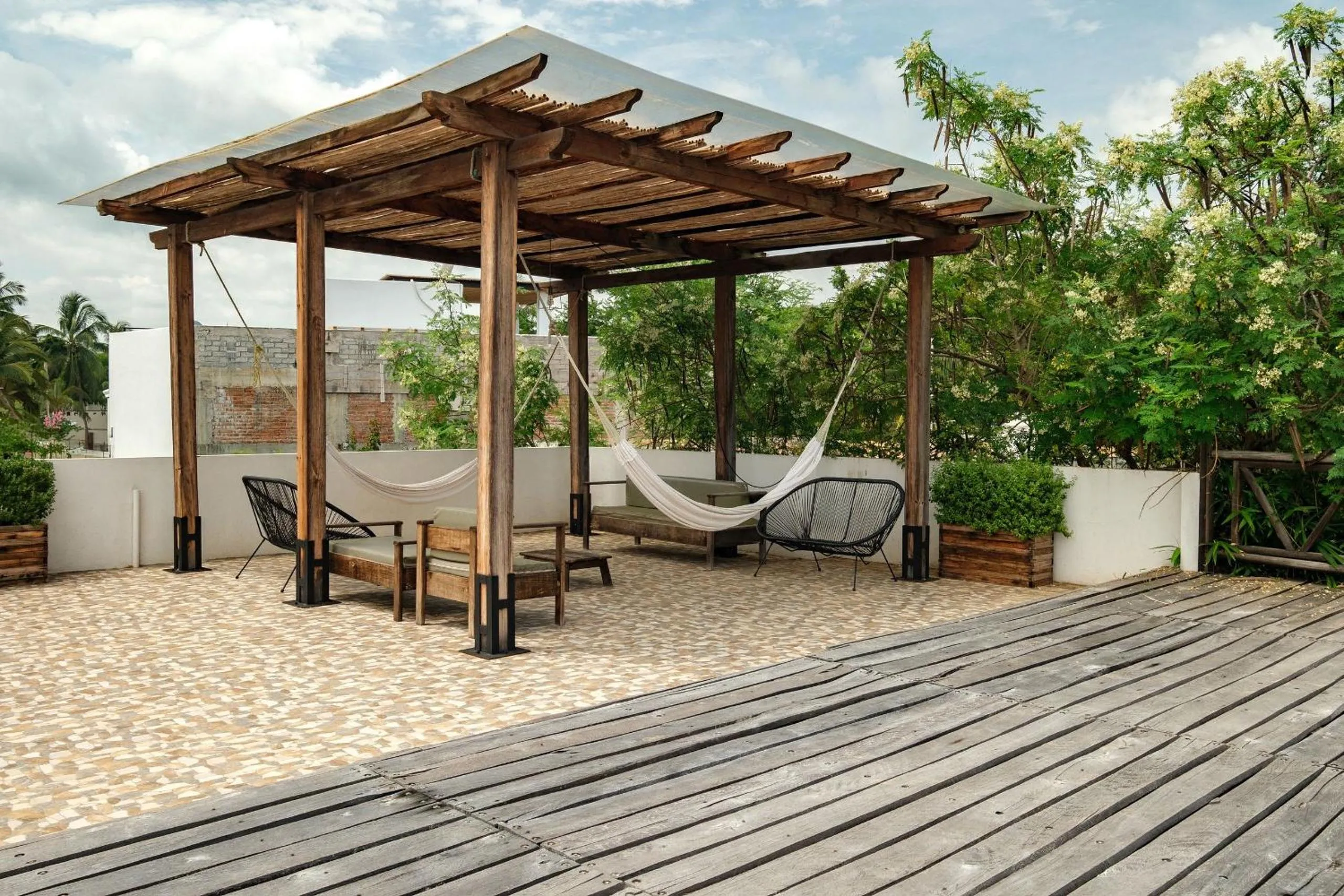 Balcony/Terrace in La Aurora Puerto Escondido