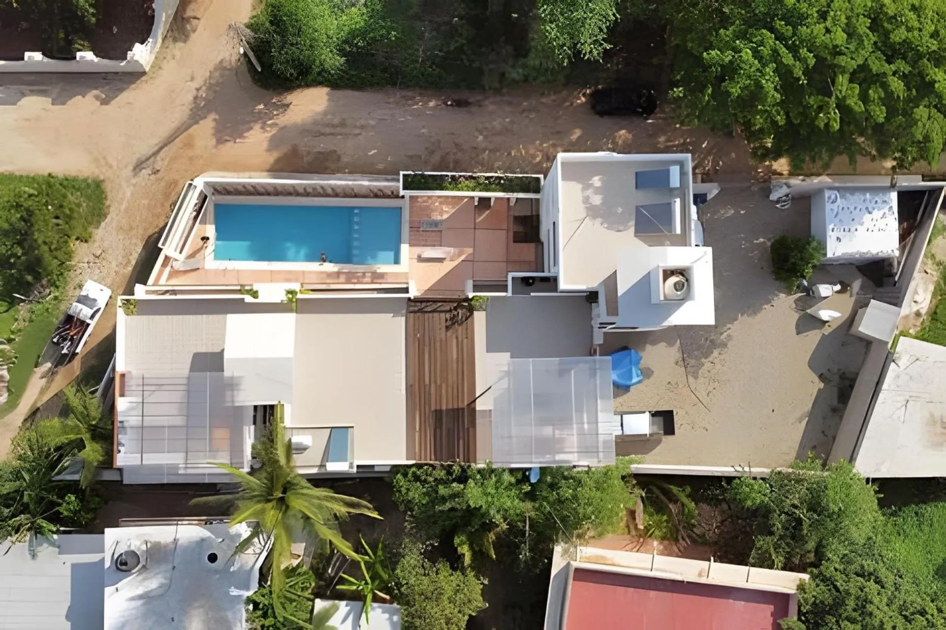 Bird's eye view in La Aurora Puerto Escondido