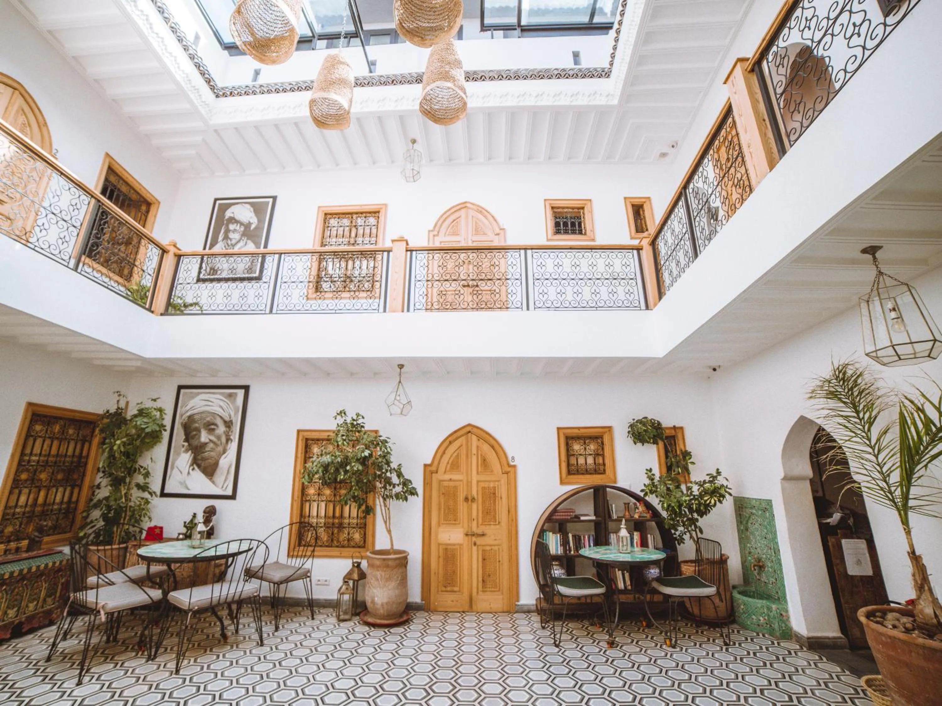 Seating area in Riad Le Petit Joyau